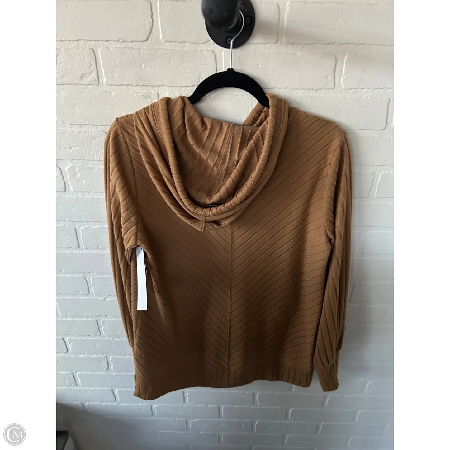 Top Long Sleeve By Nine West In Tan, Size: M