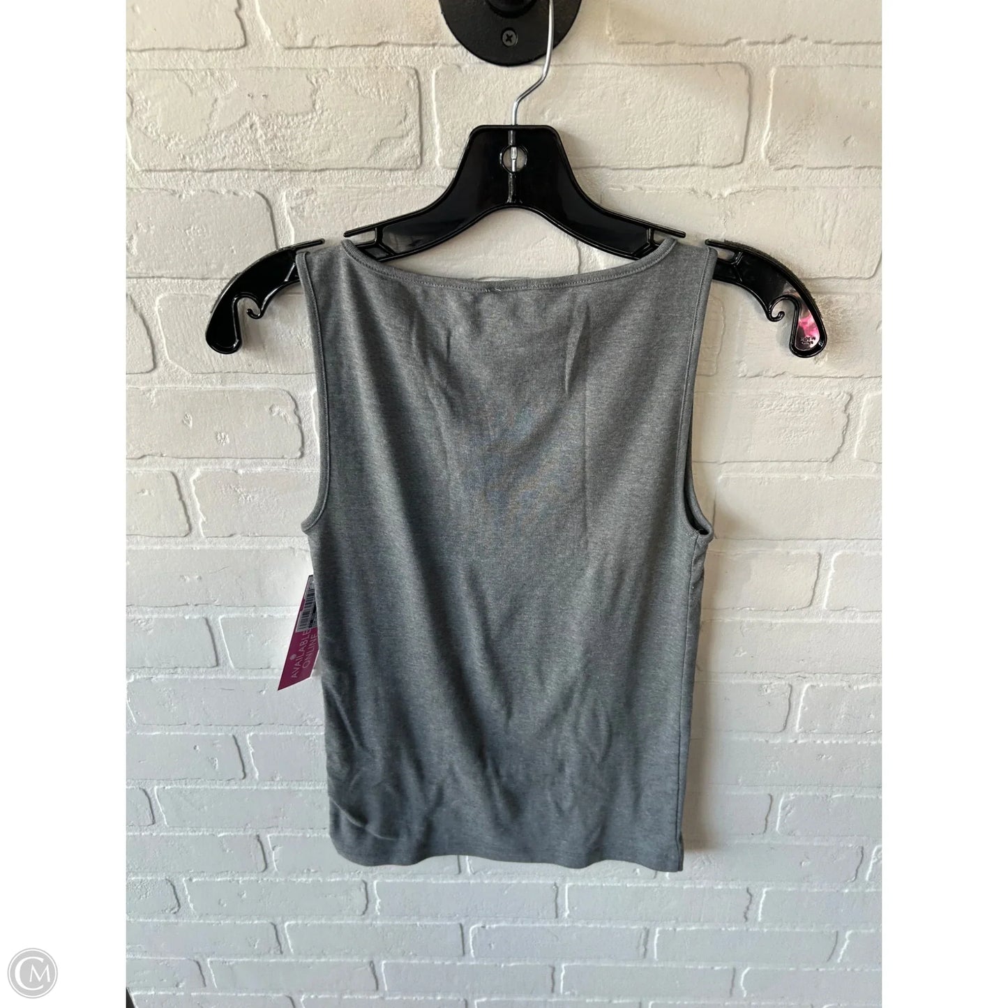 Top Sleeveless Basic By J. Crew In Grey, Size: S