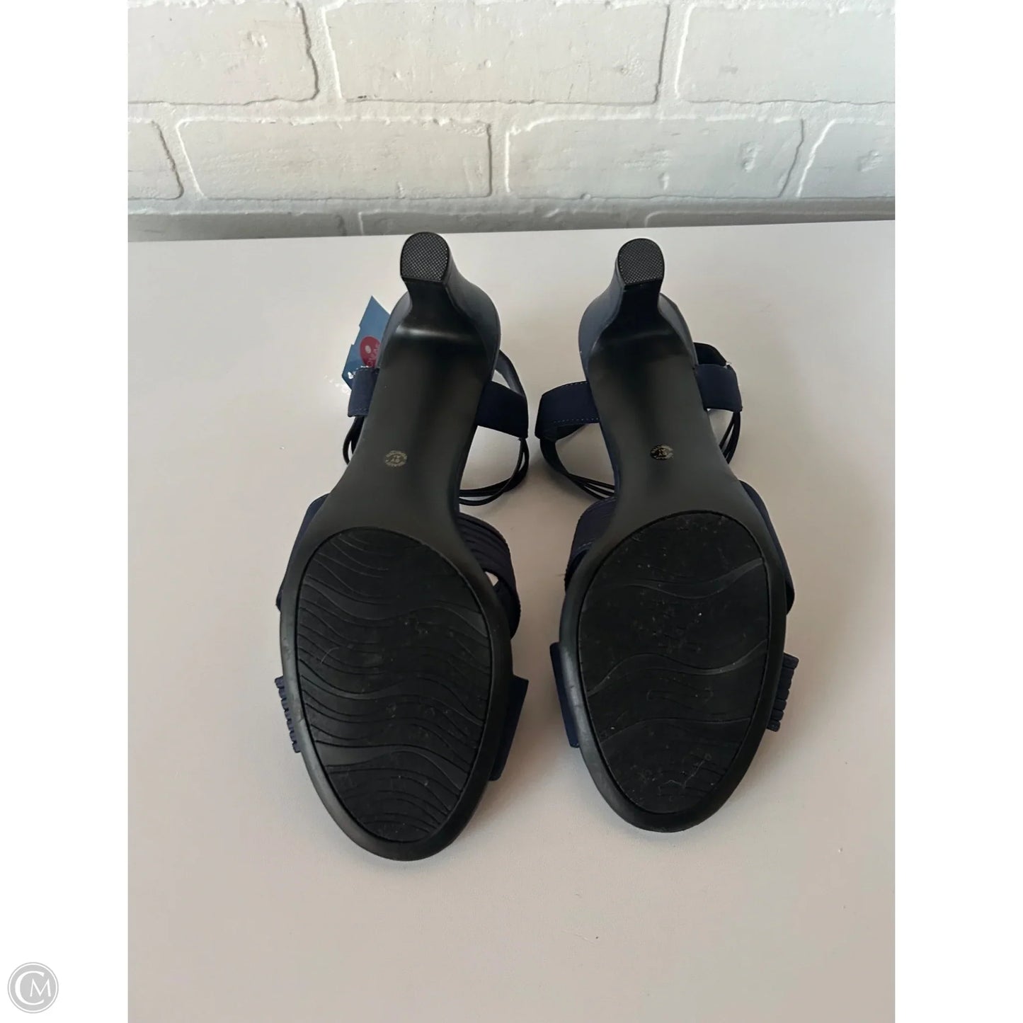 Sandals Heels Block By East 5th In Blue, Size: 9