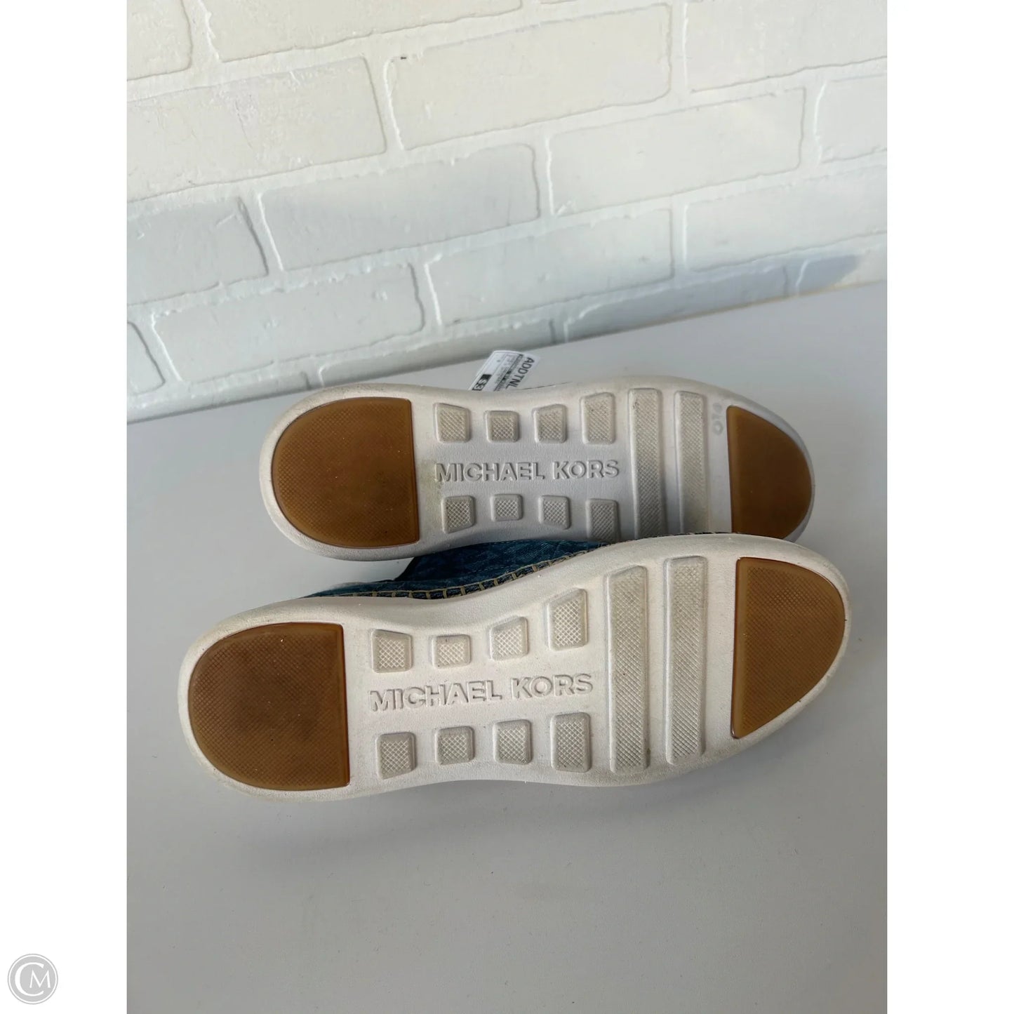 Shoes Sneakers By Michael By Michael Kors In Blue & White, Size: 8