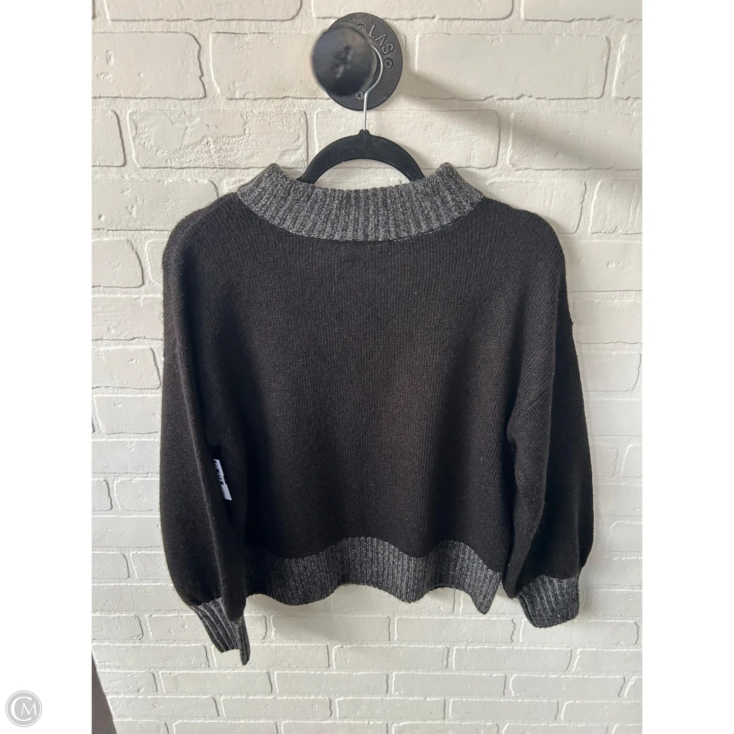 Sweater By Express In Black & Grey, Size: S