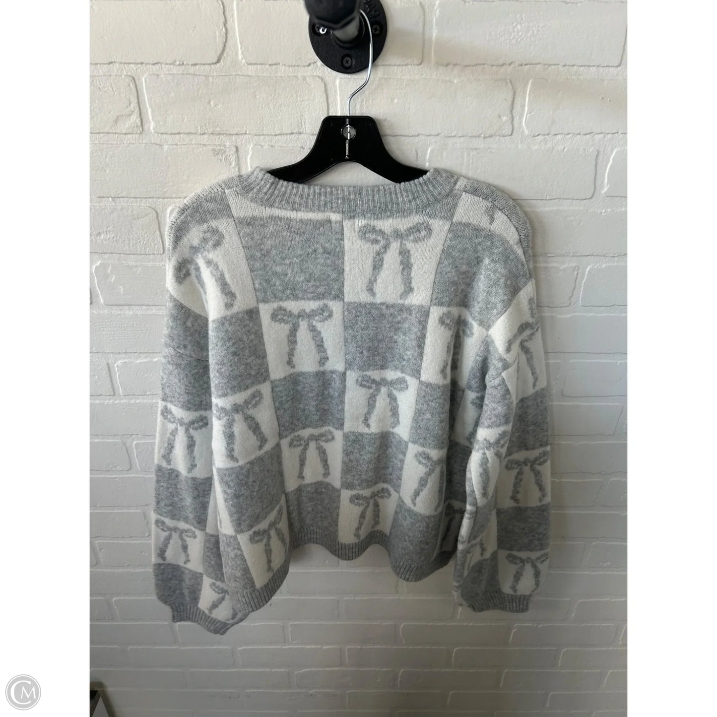 Sweater By A New Day In Grey & White, Size: M