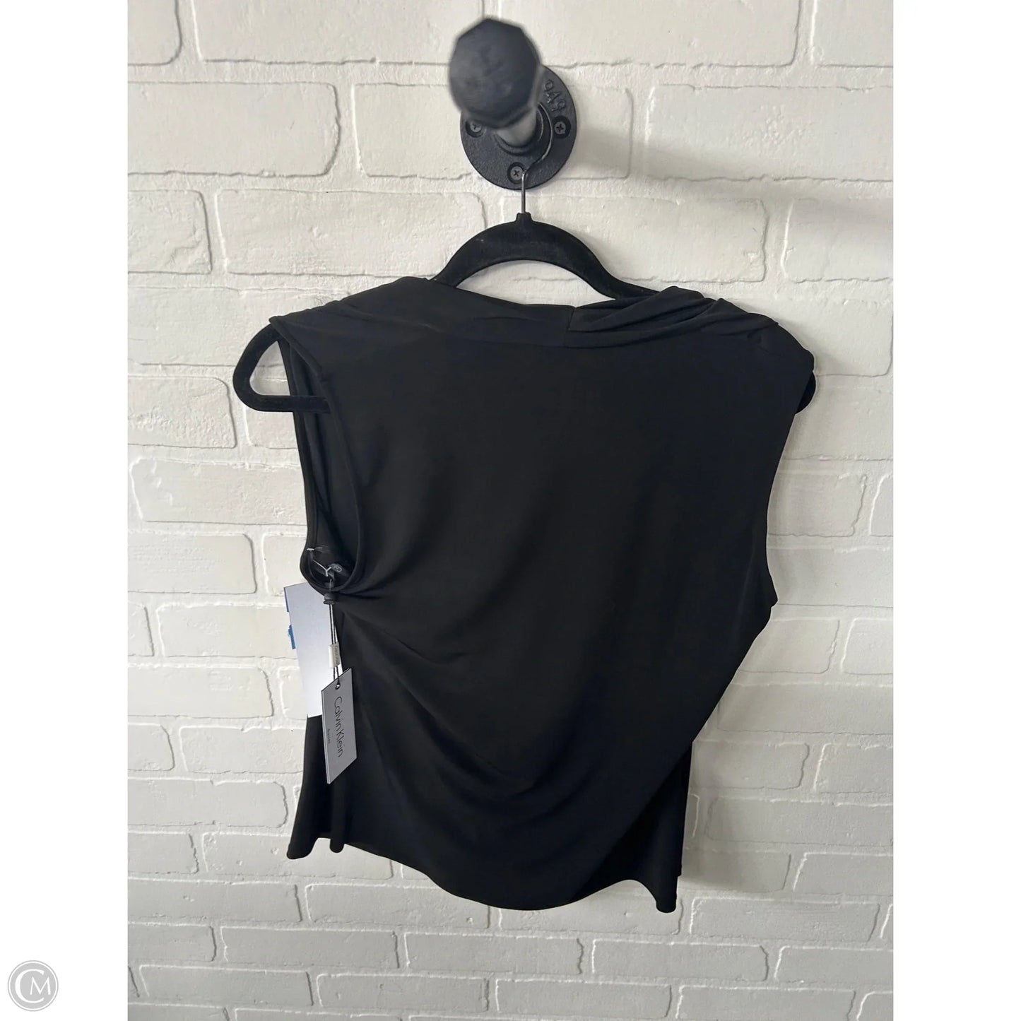 Top Sleeveless By Calvin Klein In Black, Size: L