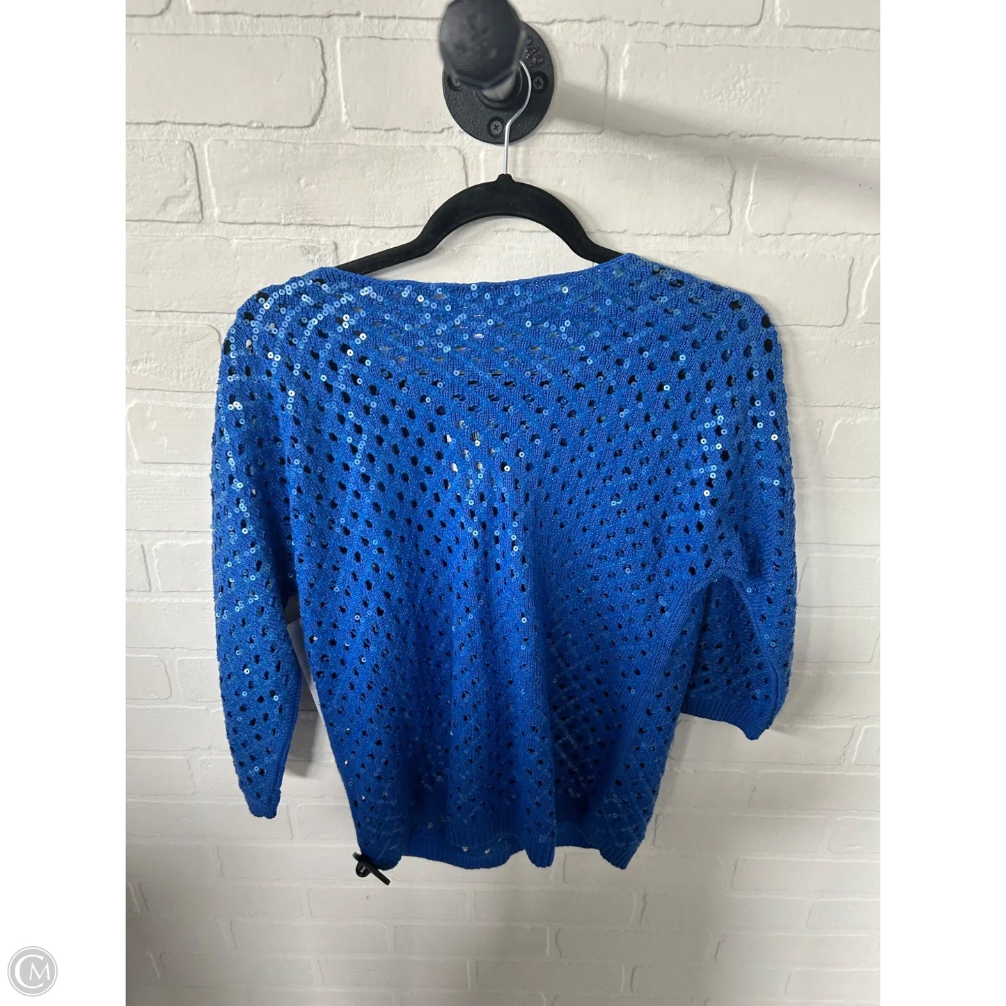 Sweater By Chicos In Blue, Size: M