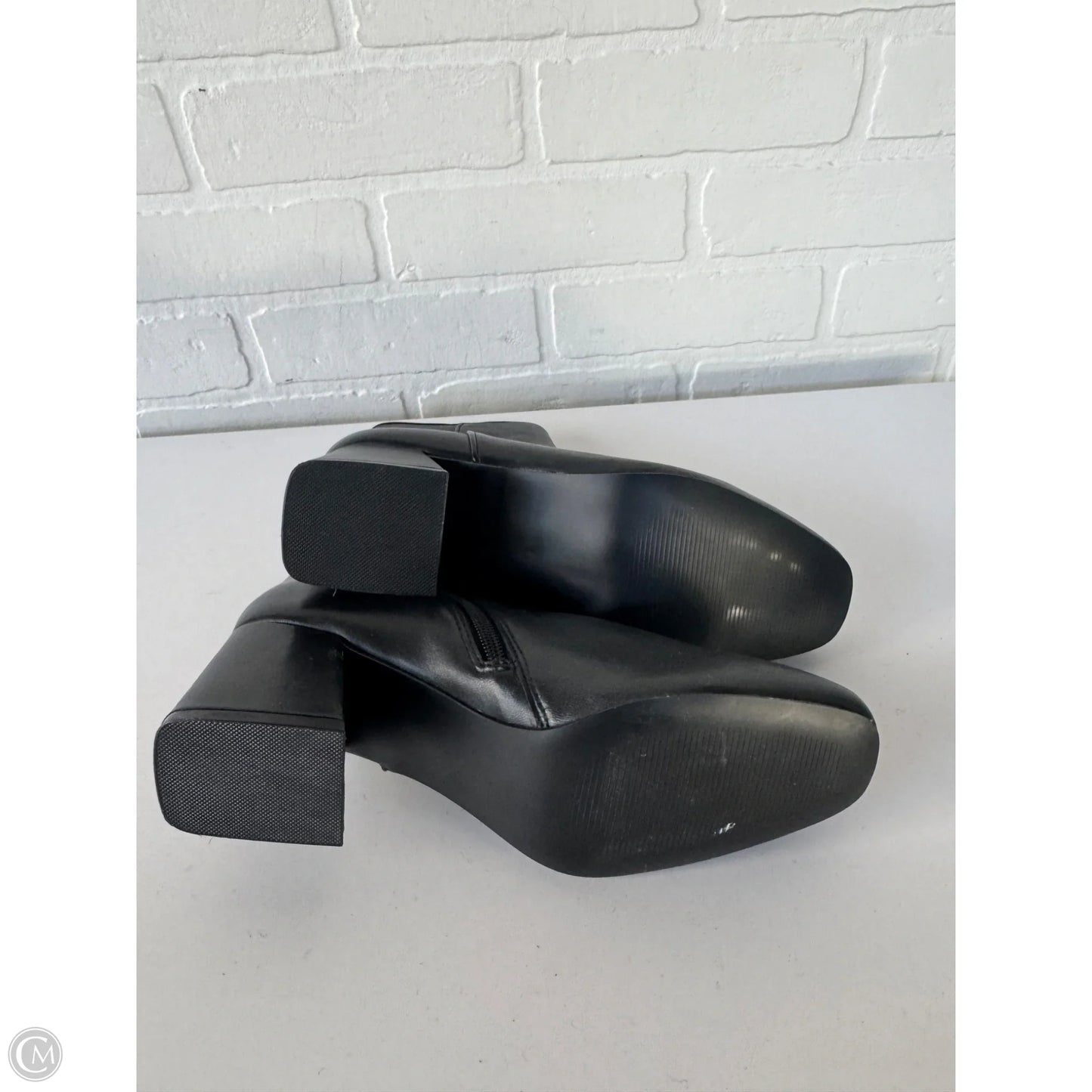 Boots Ankle Heels By Steve Madden In Black, Size: 7.5