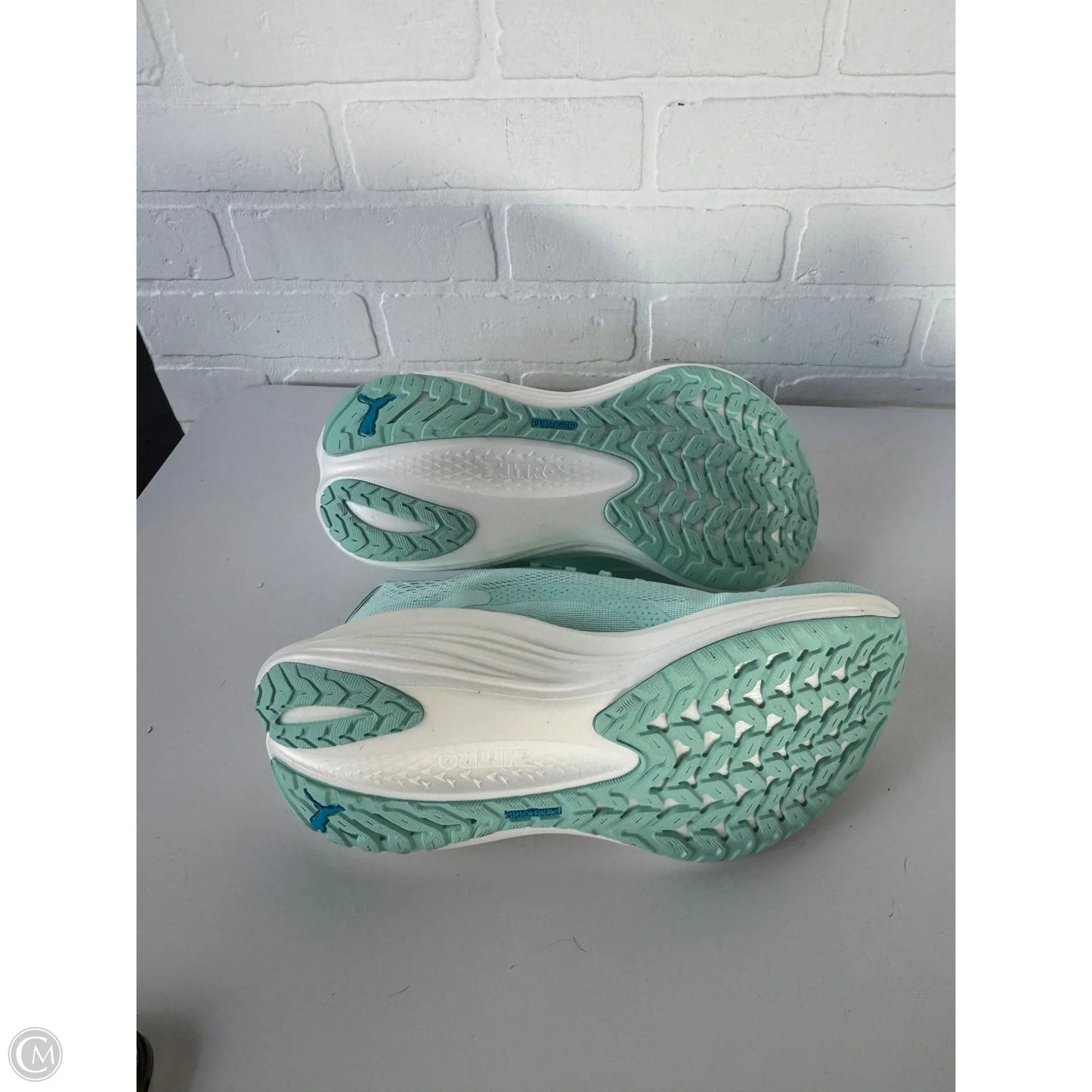 Shoes Athletic By Puma In Blue & White, Size: 9