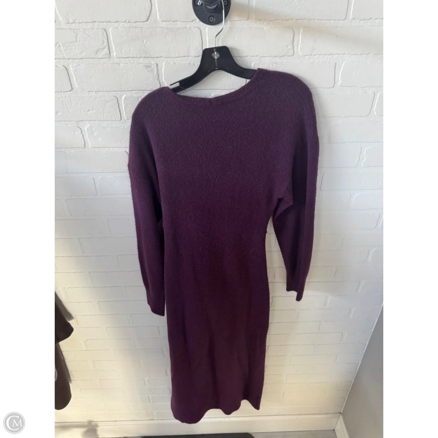 Dress Sweater By Ann Taylor In Purple, Size: L