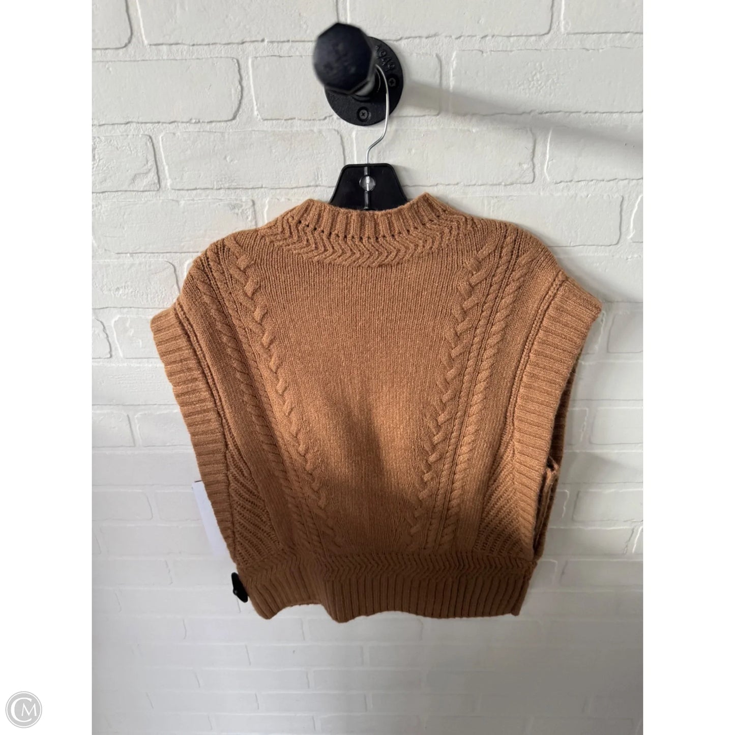 Vest Sweater By Wit & Wisdom In Brown, Size: L