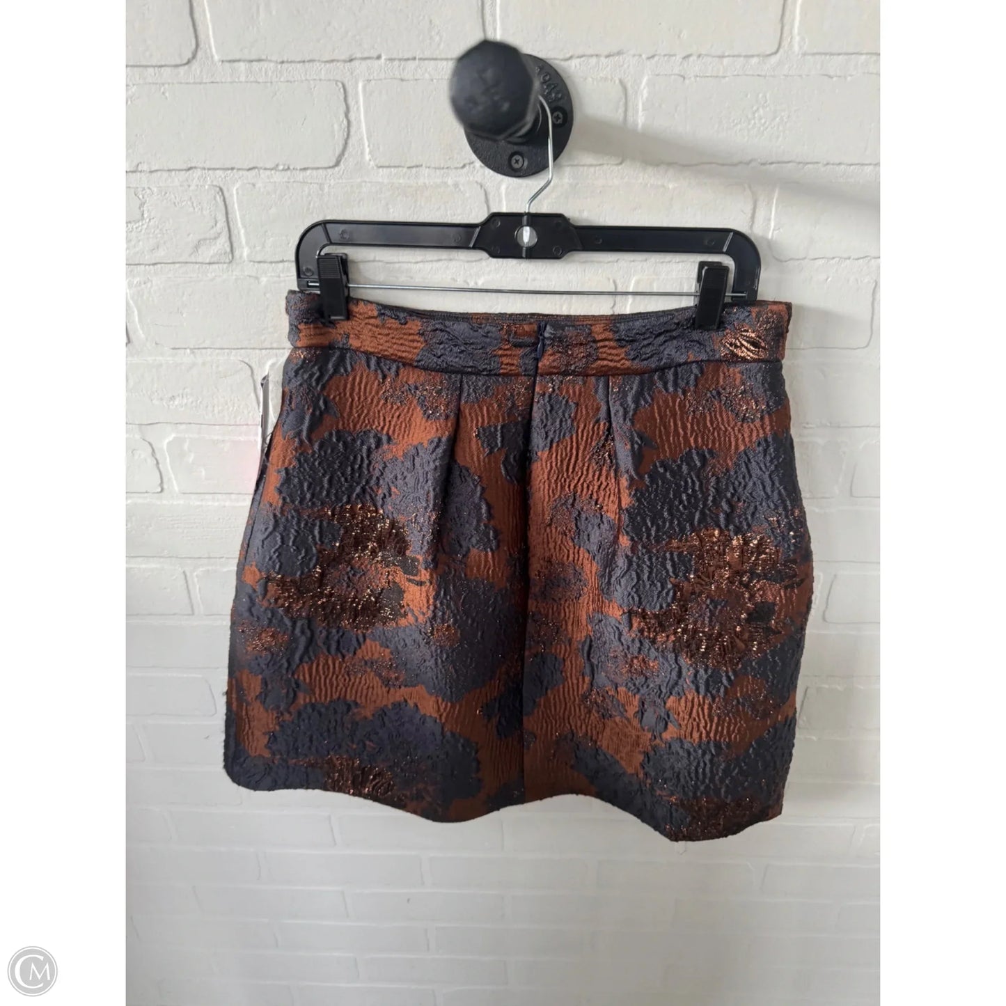 Skirt Mini & Short By Eva Franco In Black & Brown, Size: 10