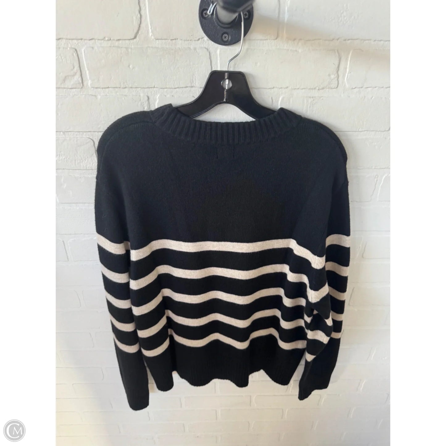 Sweater By A New Day In Black & Tan, Size: L