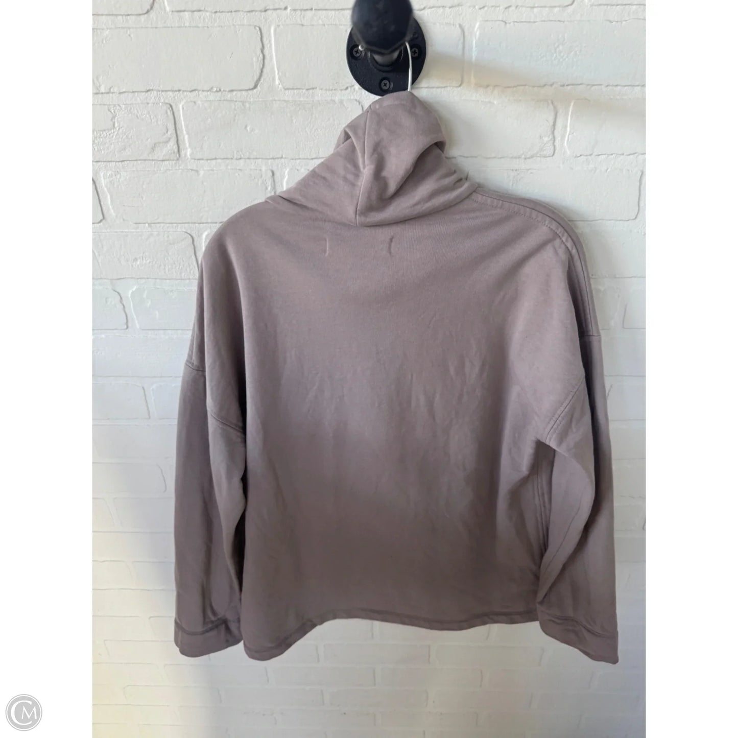 Sweatshirt Collar By Cma In Tan, Size: M