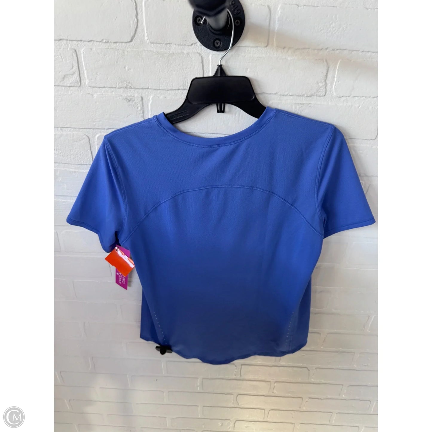 Athletic Top Short Sleeve By Lululemon In Blue, Size: S