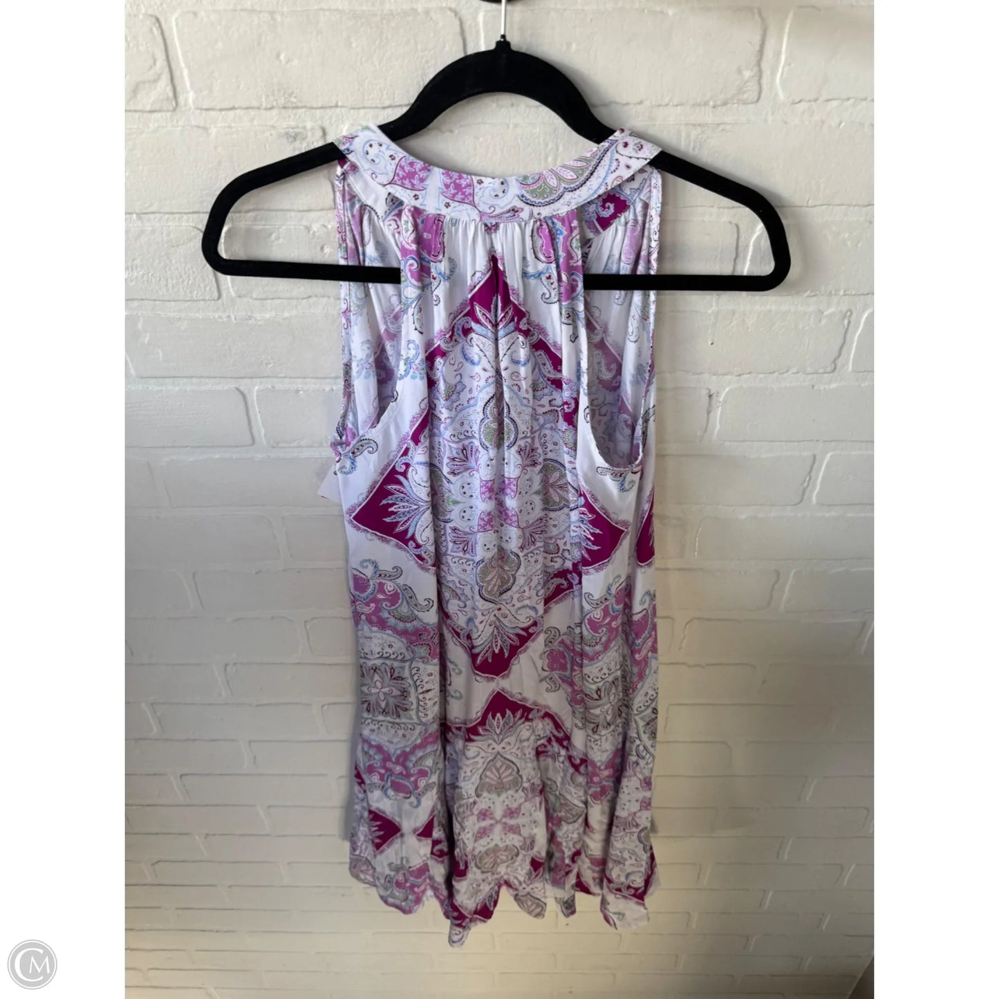 Dress Casual Short By Loft In Purple & White, Size: Xs