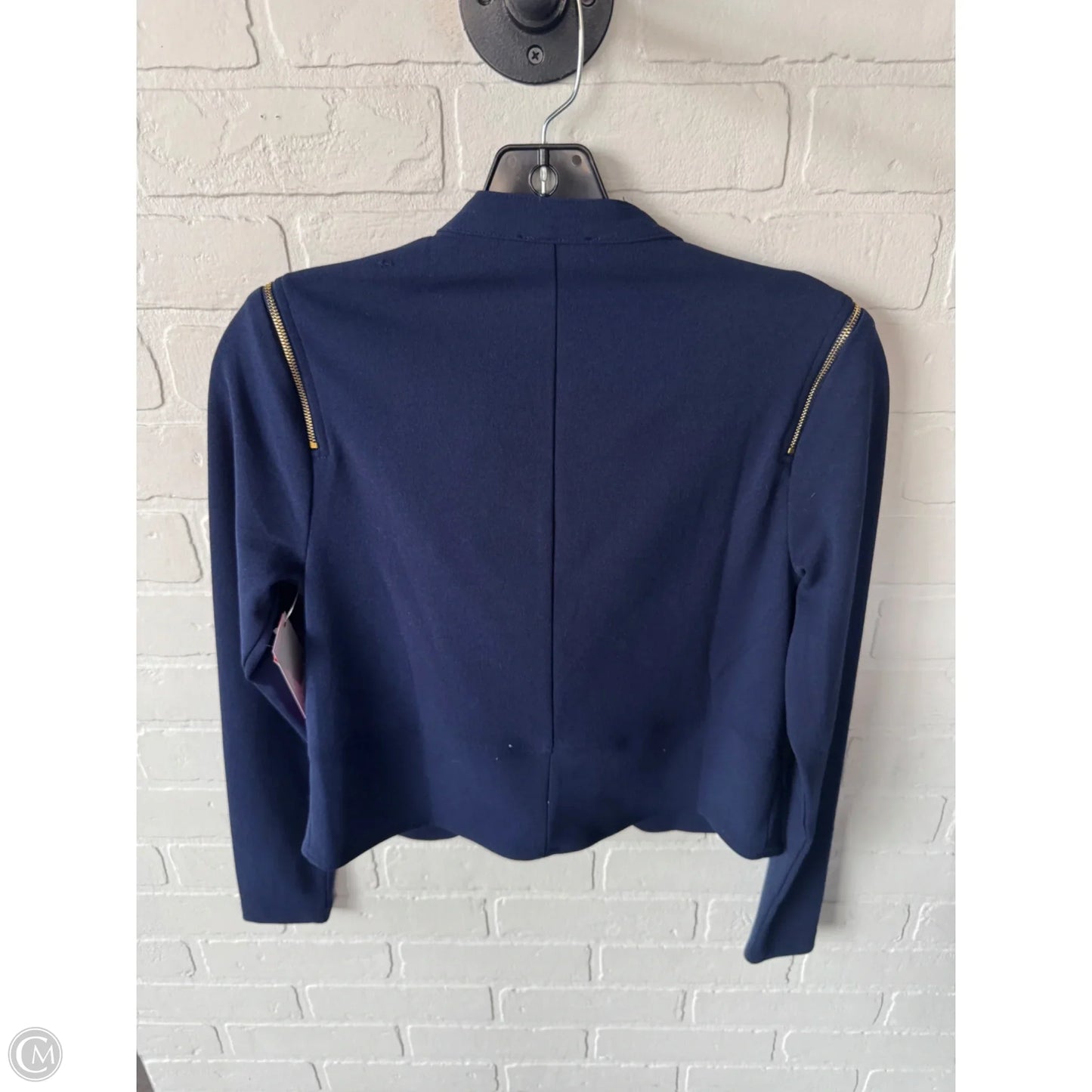 Blazer By Venus In Blue & Gold, Size: Xs