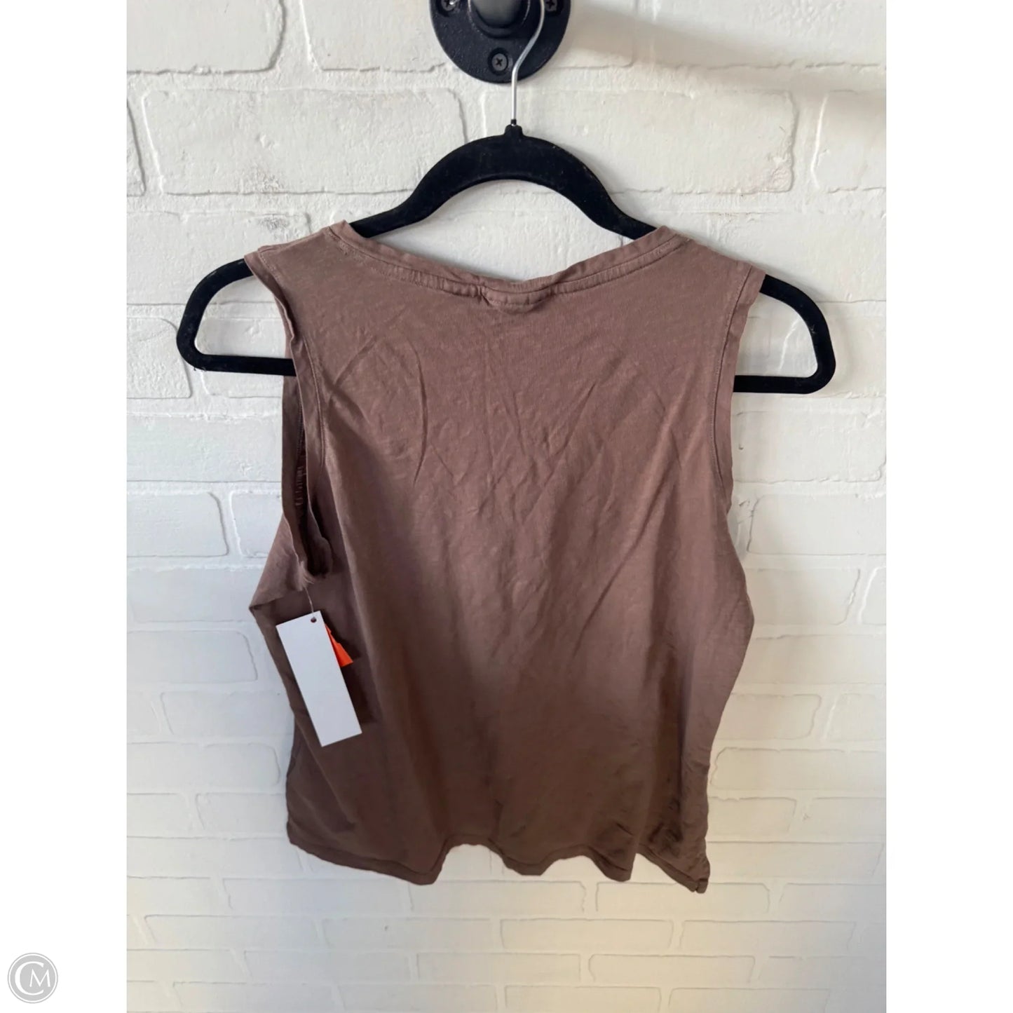 Top Sleeveless Basic By Christian Siriano In Brown, Size: L