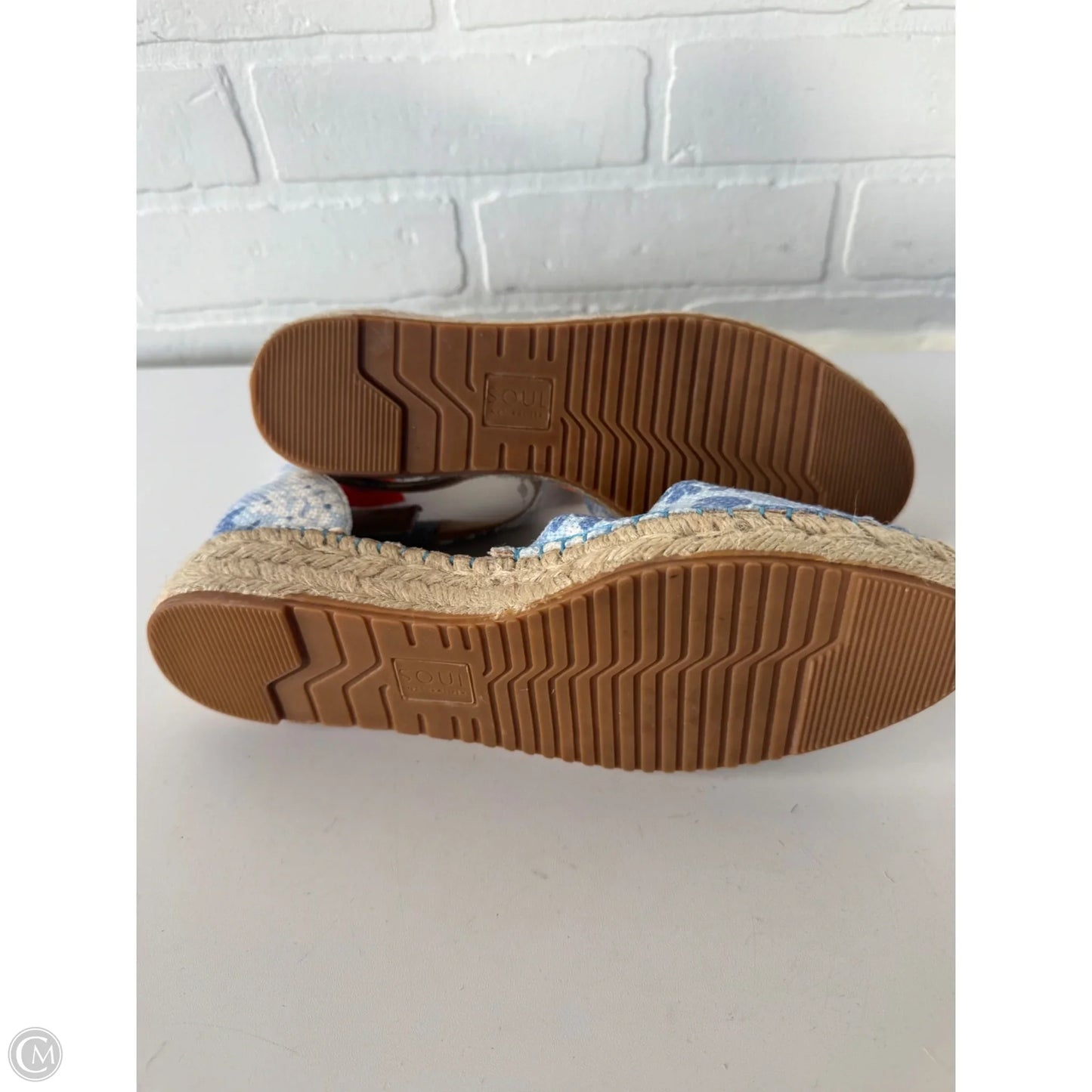 Shoes Flats By Naturalizer In Blue & Tan, Size: 8