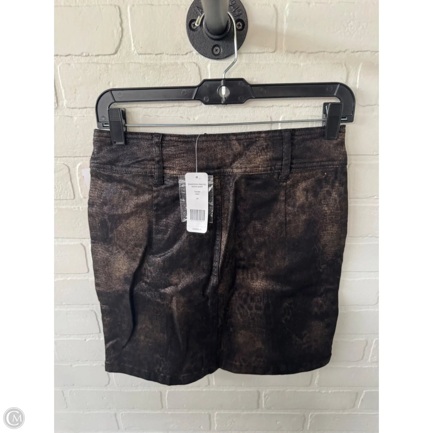 Skirt Mini & Short By Bebe In Black & Brown, Size: 6