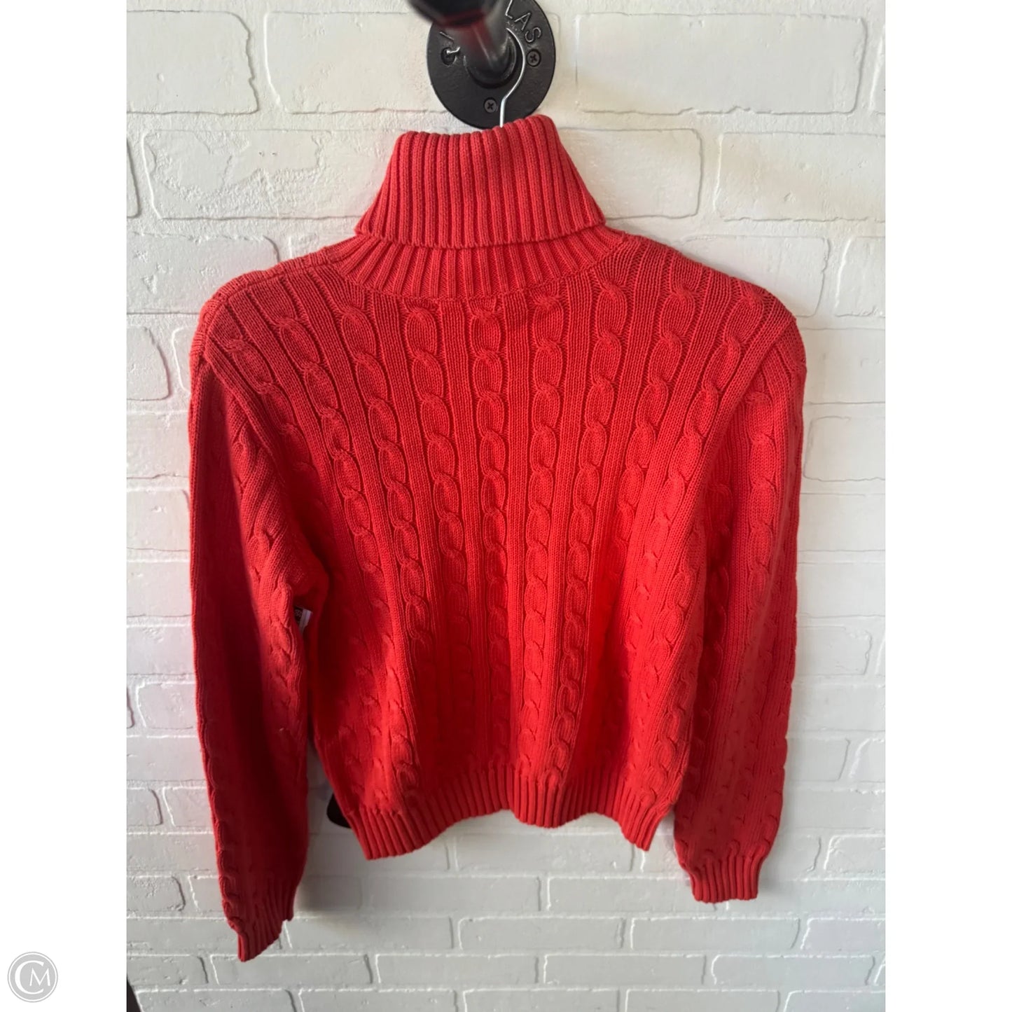 Sweater By Ralph Lauren Blue Label In Orange, Size: L