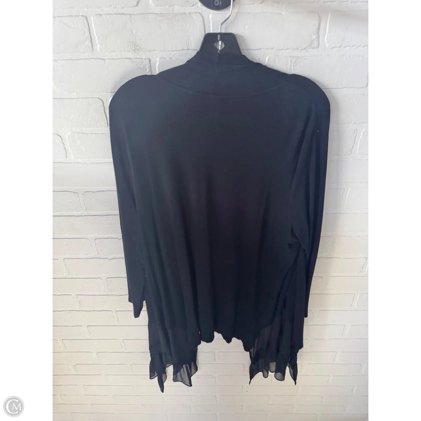 Cardigan By Logo In Black, Size: L