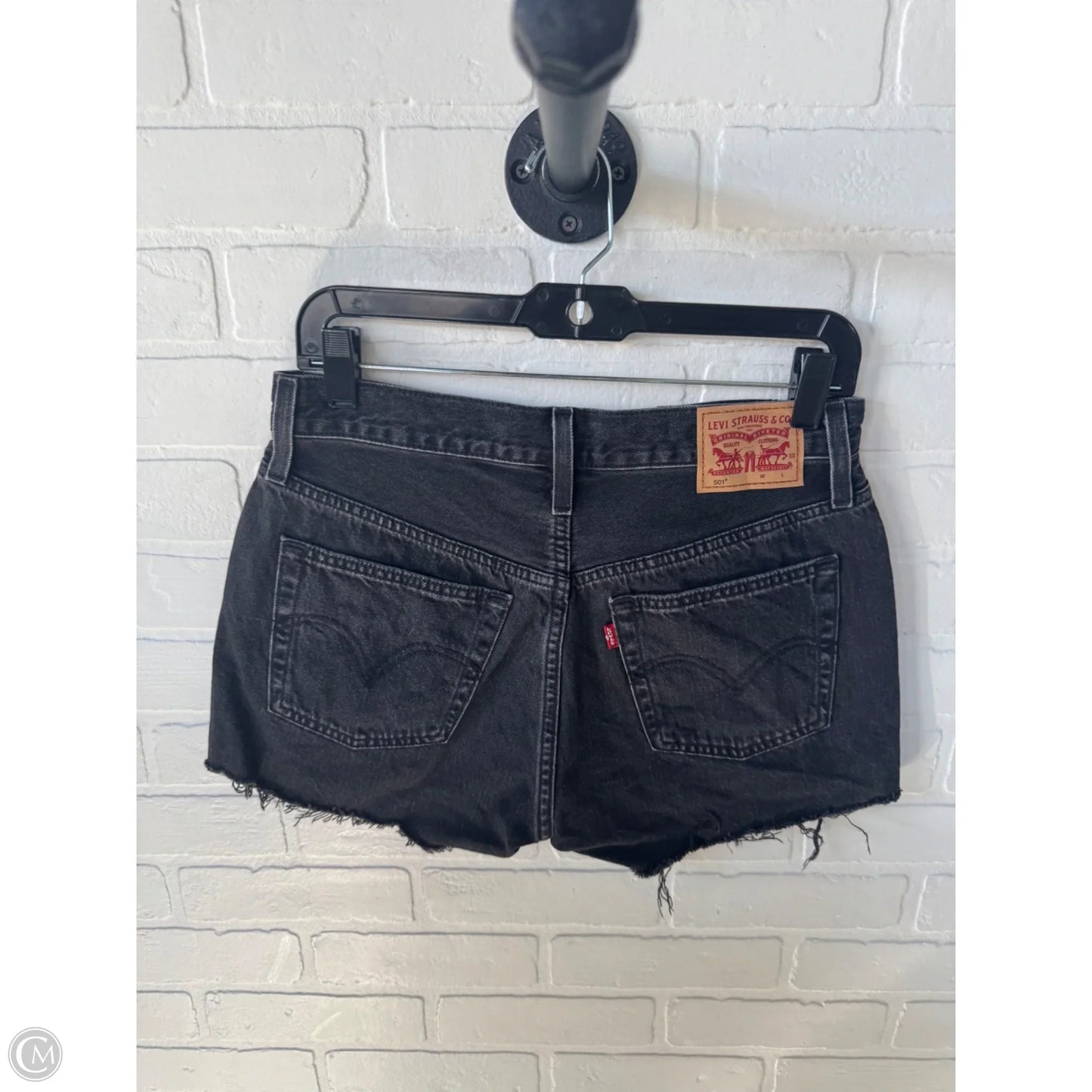 Shorts By Levis In Black Denim, Size: 6