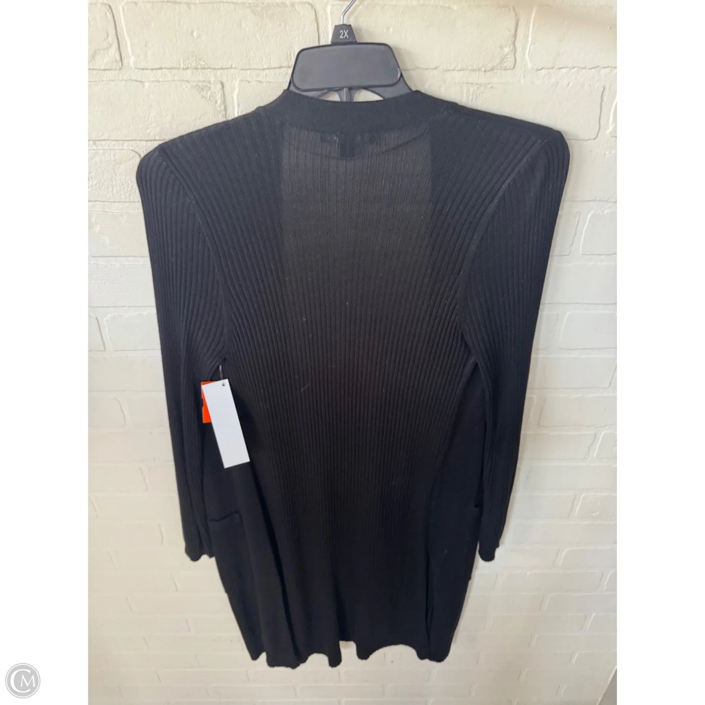 Sweater Cardigan By Inc In Black, Size: M