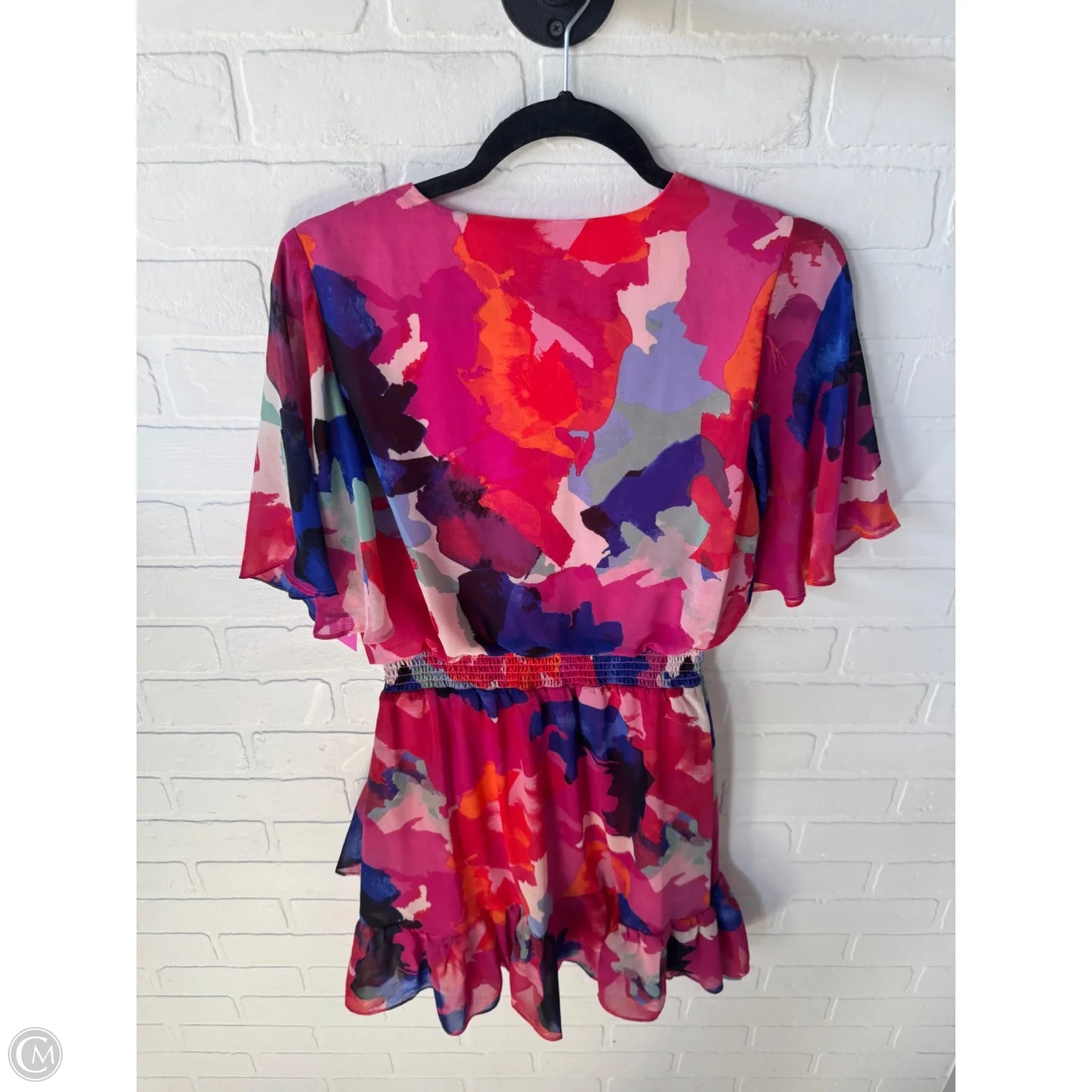 Dress Casual Short By Laundry In Blue & Pink, Size: M