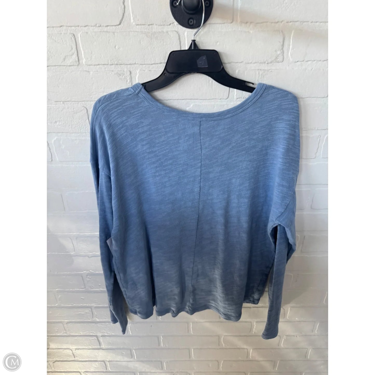 Top Long Sleeve Basic By Sonoma In Blue, Size: L