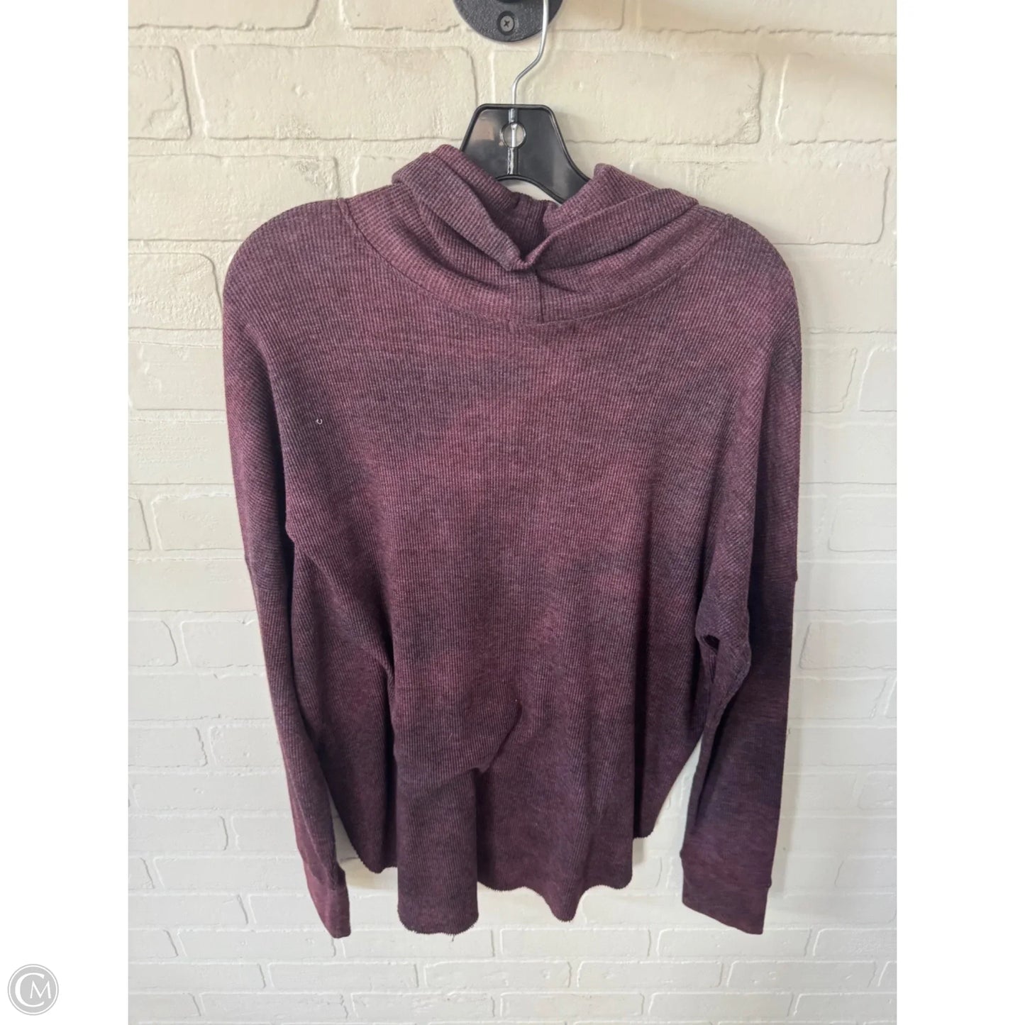 Top Long Sleeve By Michael Stars In Purple, Size: L