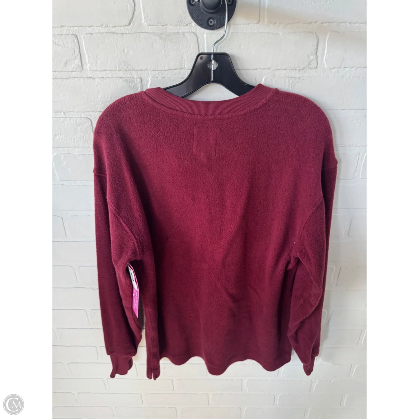 Top Long Sleeve By Aerie In Red, Size: Xs
