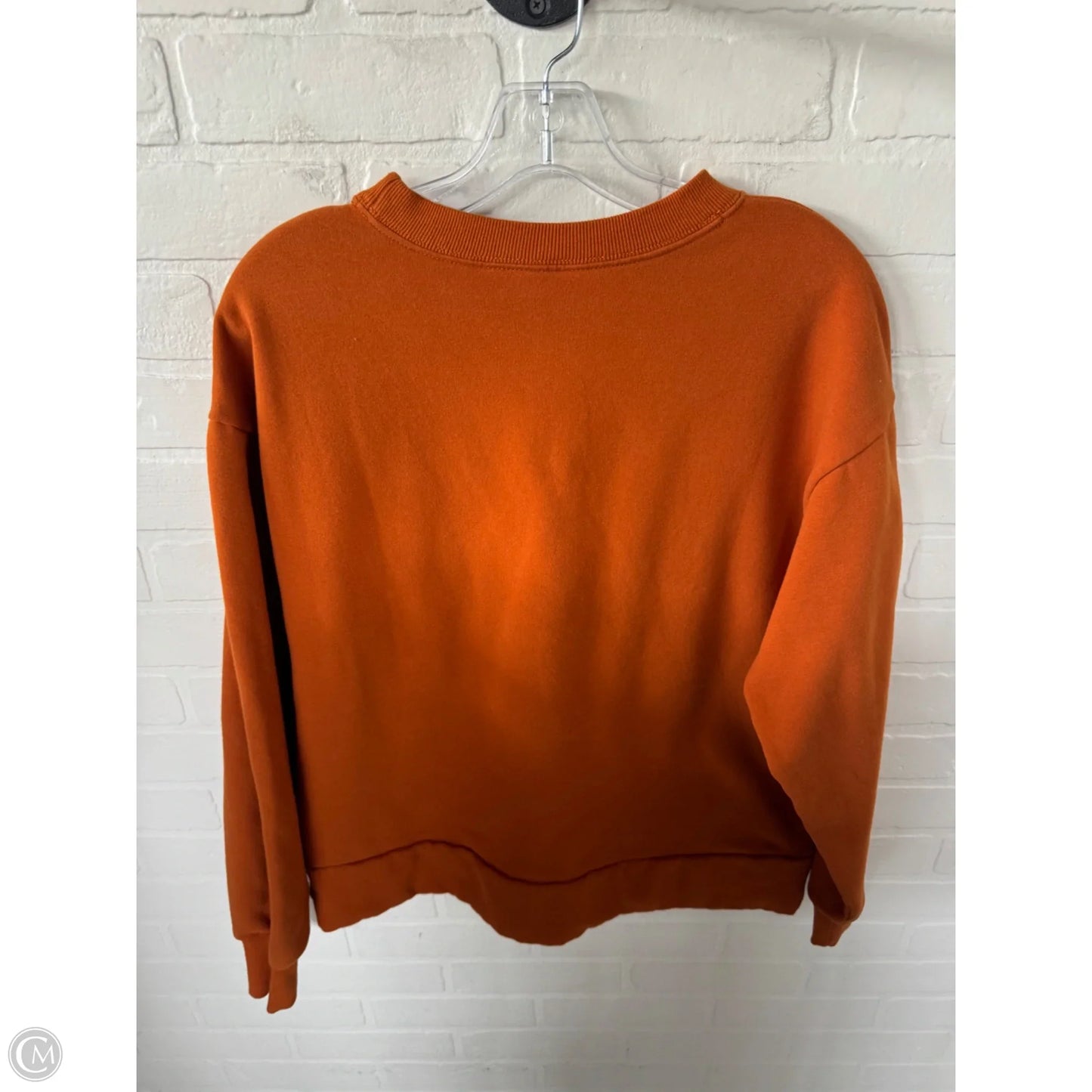 Athletic Sweatshirt Crewneck By Athleta In Orange, Size: S