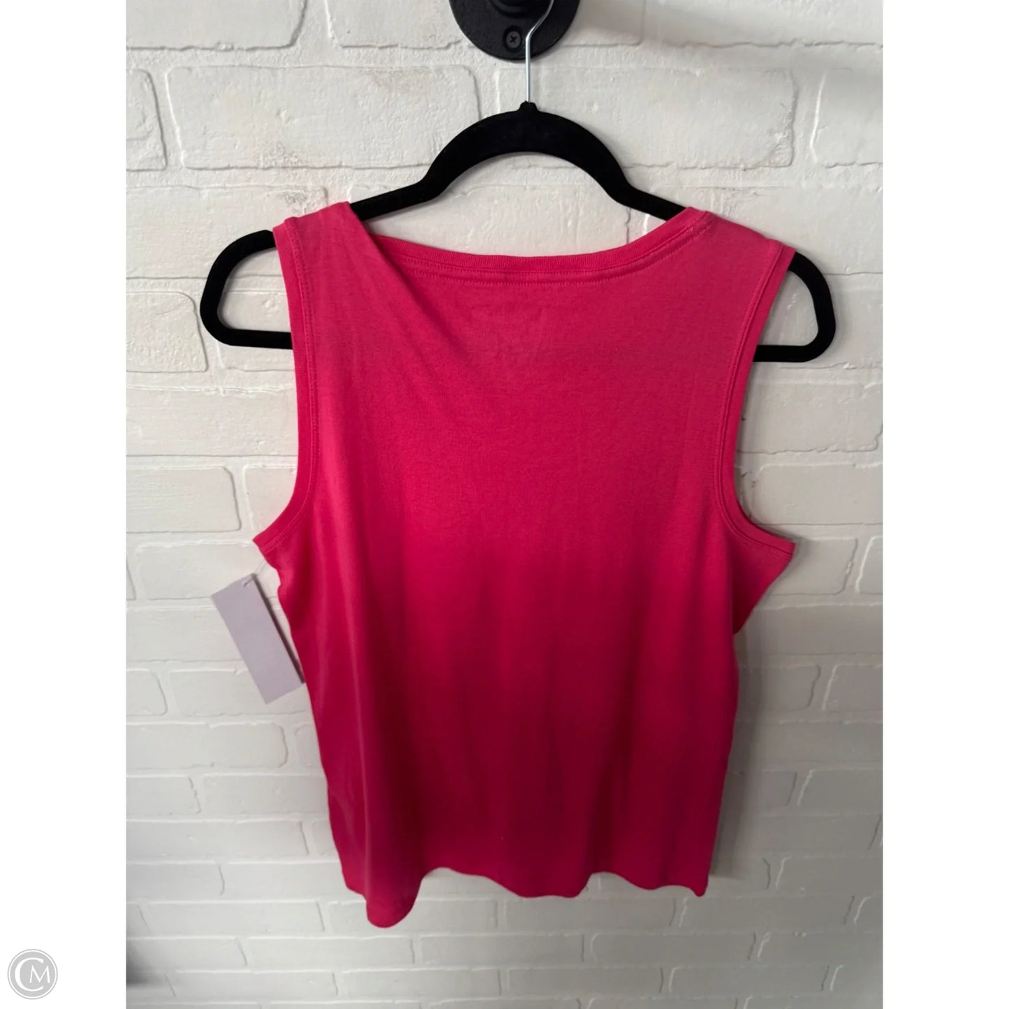 Top Sleeveless Basic By Chicos In Pink, Size: L