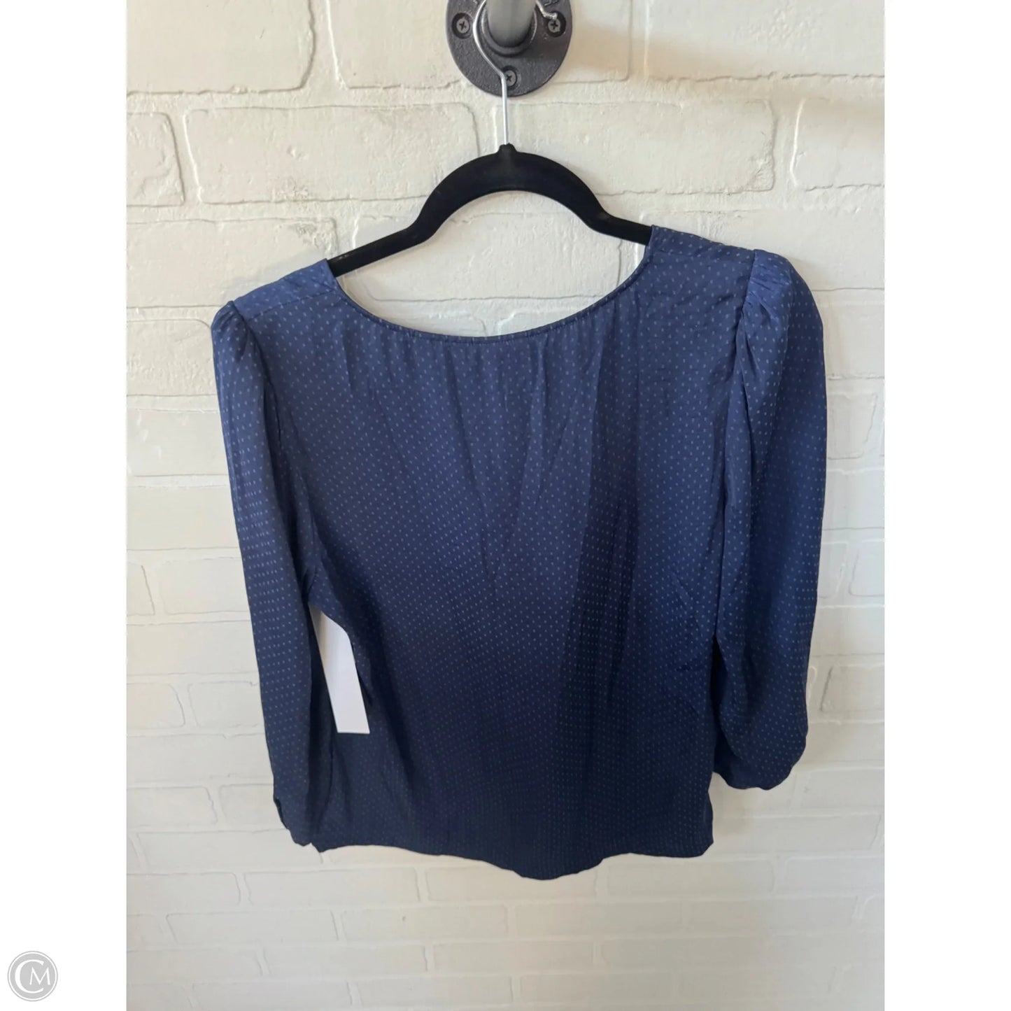 Top 3/4 Sleeve By Cabi In Blue, Size: M