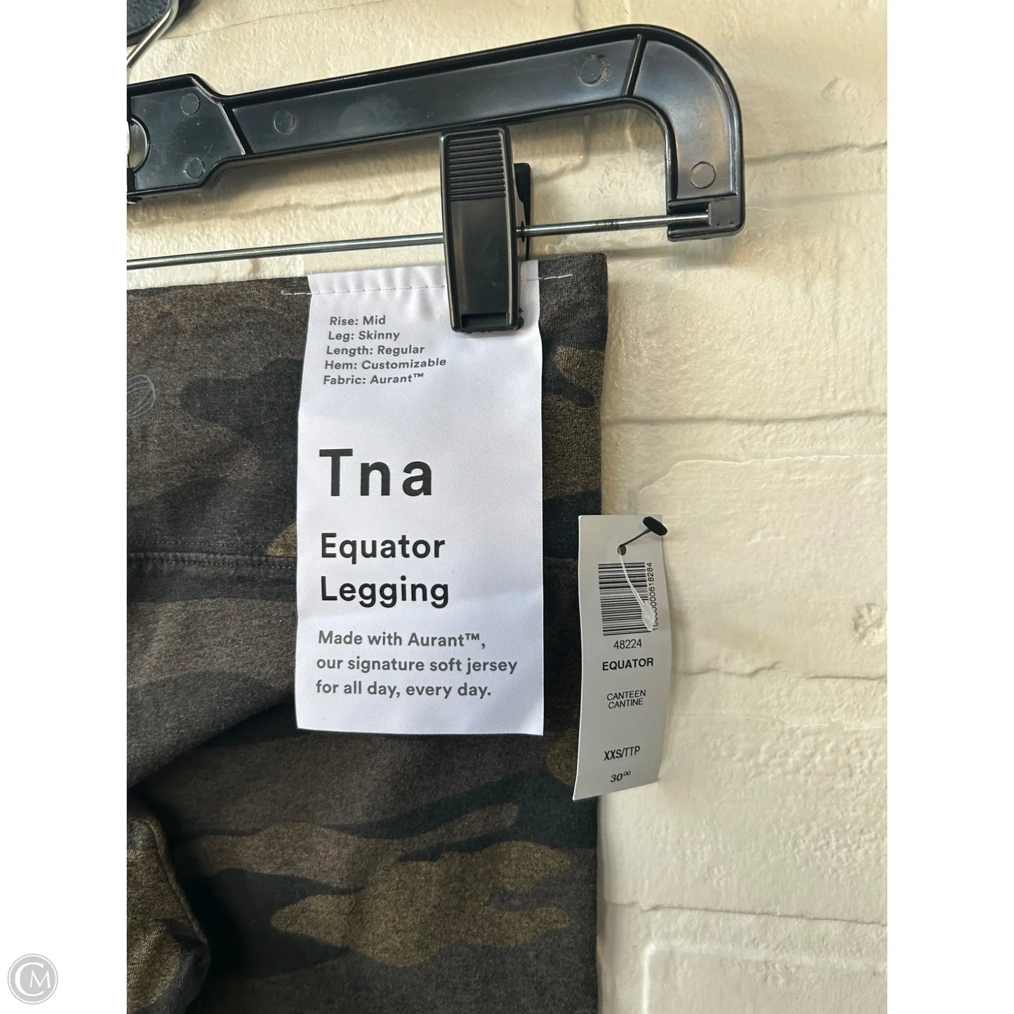 Athletic Leggings By Tna In Camouflage Print, Size: 0