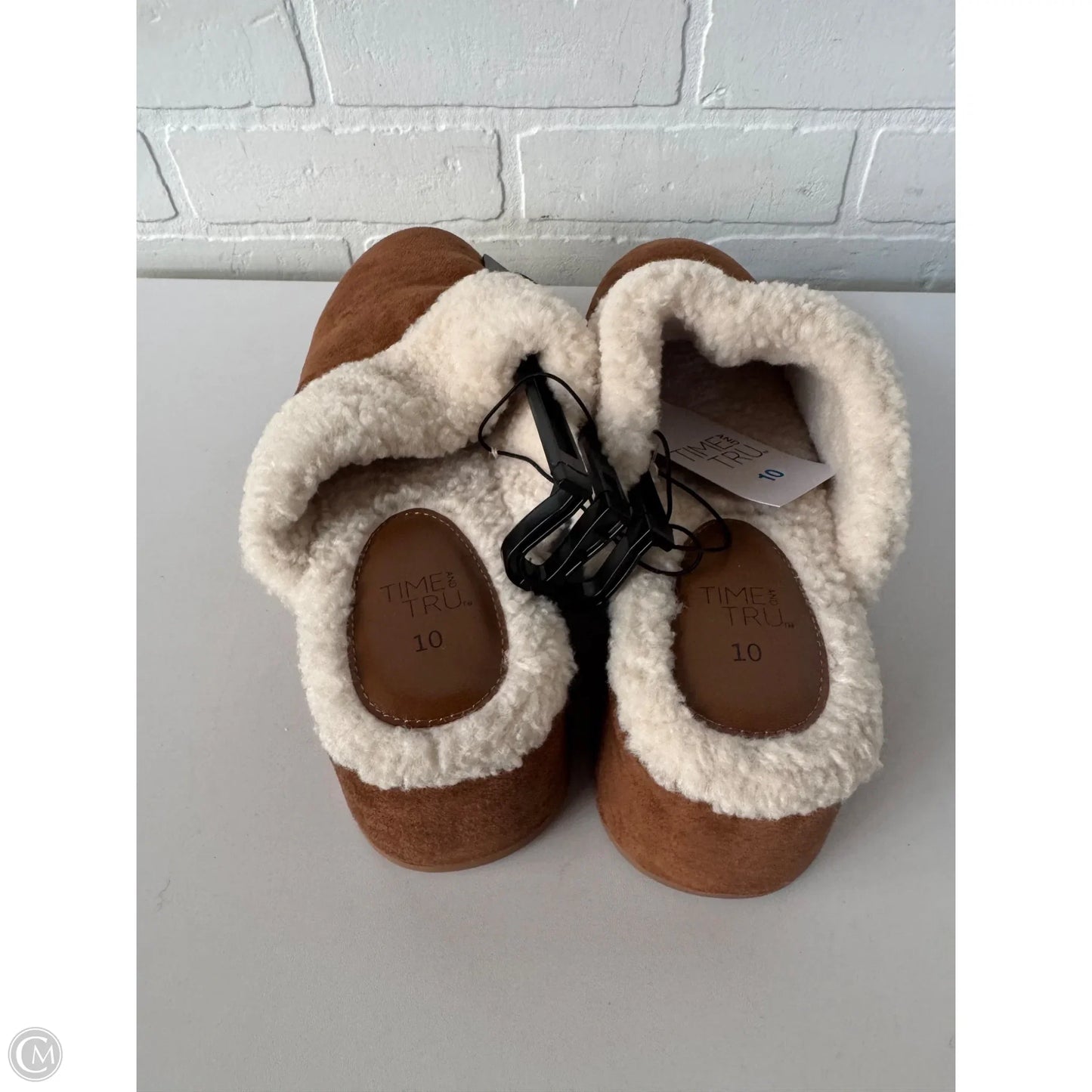 Shoes Heels Platform By Time And Tru In Brown, Size: 10