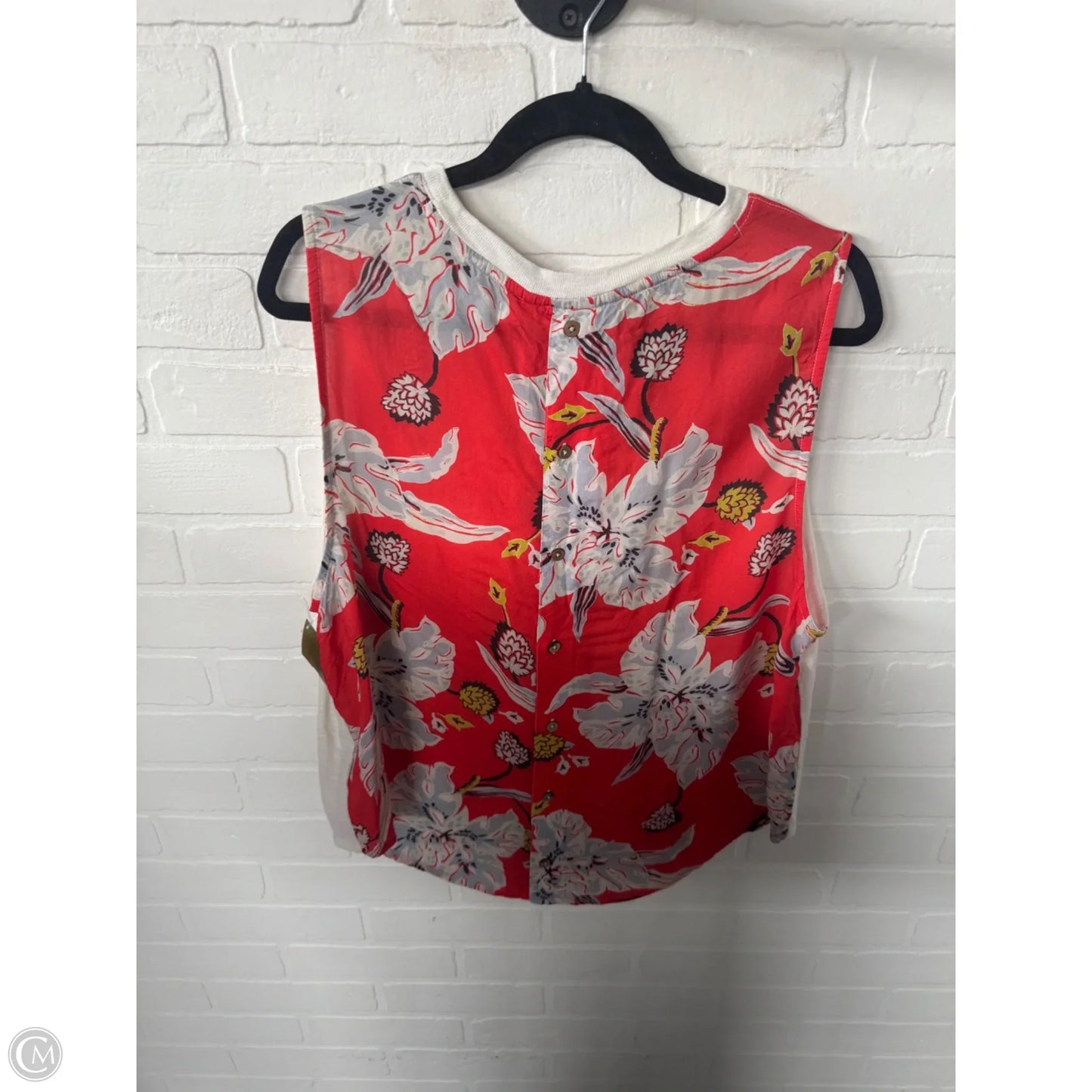 Top Sleeveless By We The Free In Red & White, Size: S
