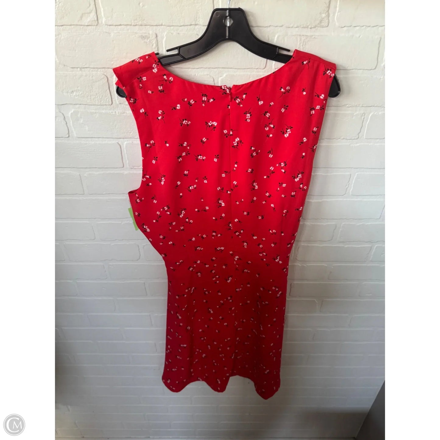 Dress Casual Short By Loft In Red & White, Size: Xl