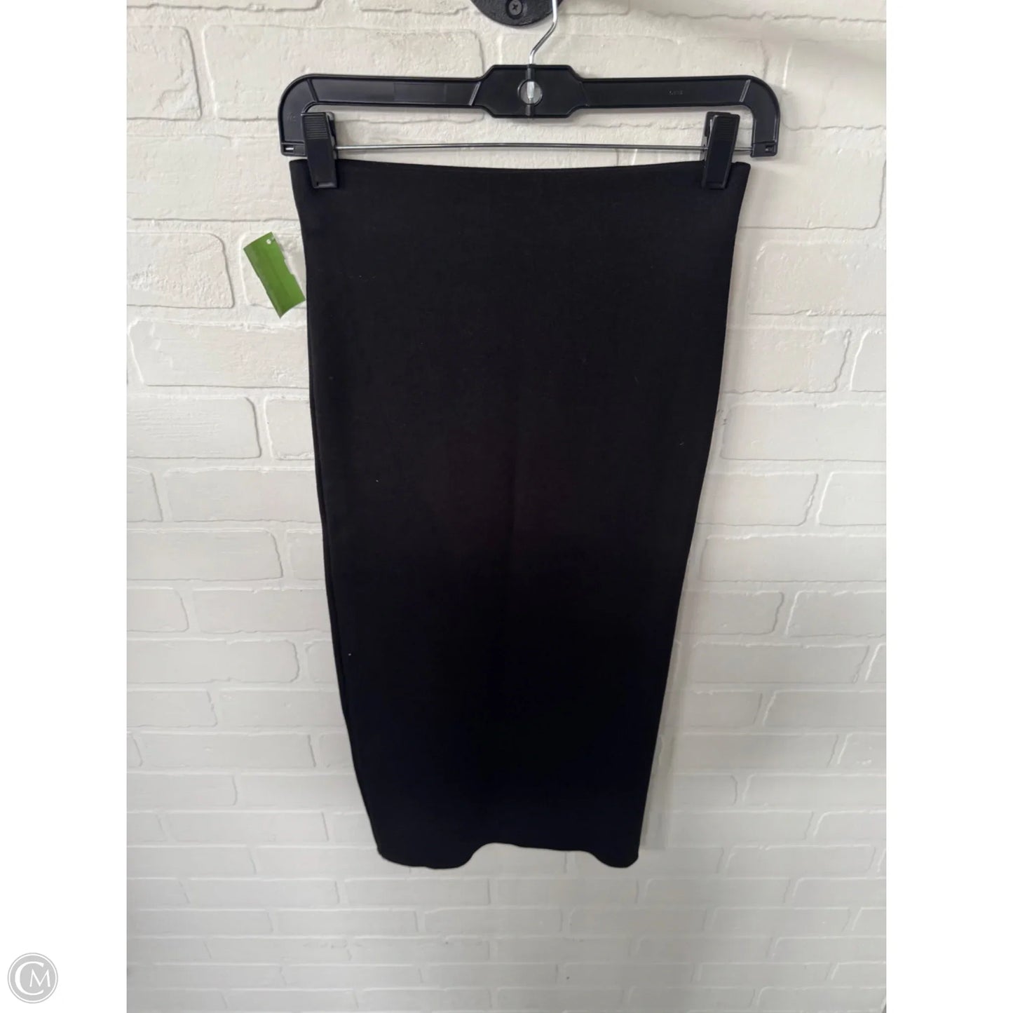 Skirt Midi By Zara In Black & Gold, Size: 8