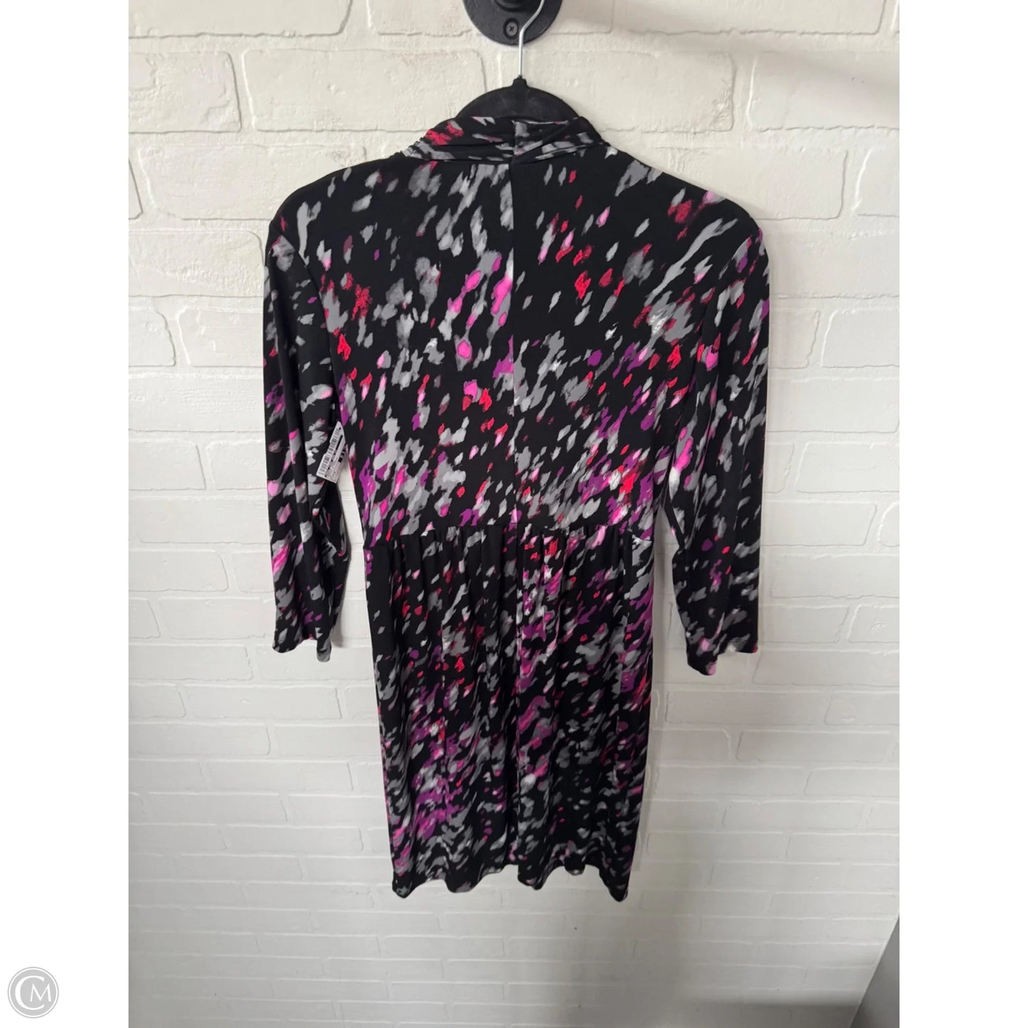 Dress Work By New York And Co In Black & Purple, Size: S