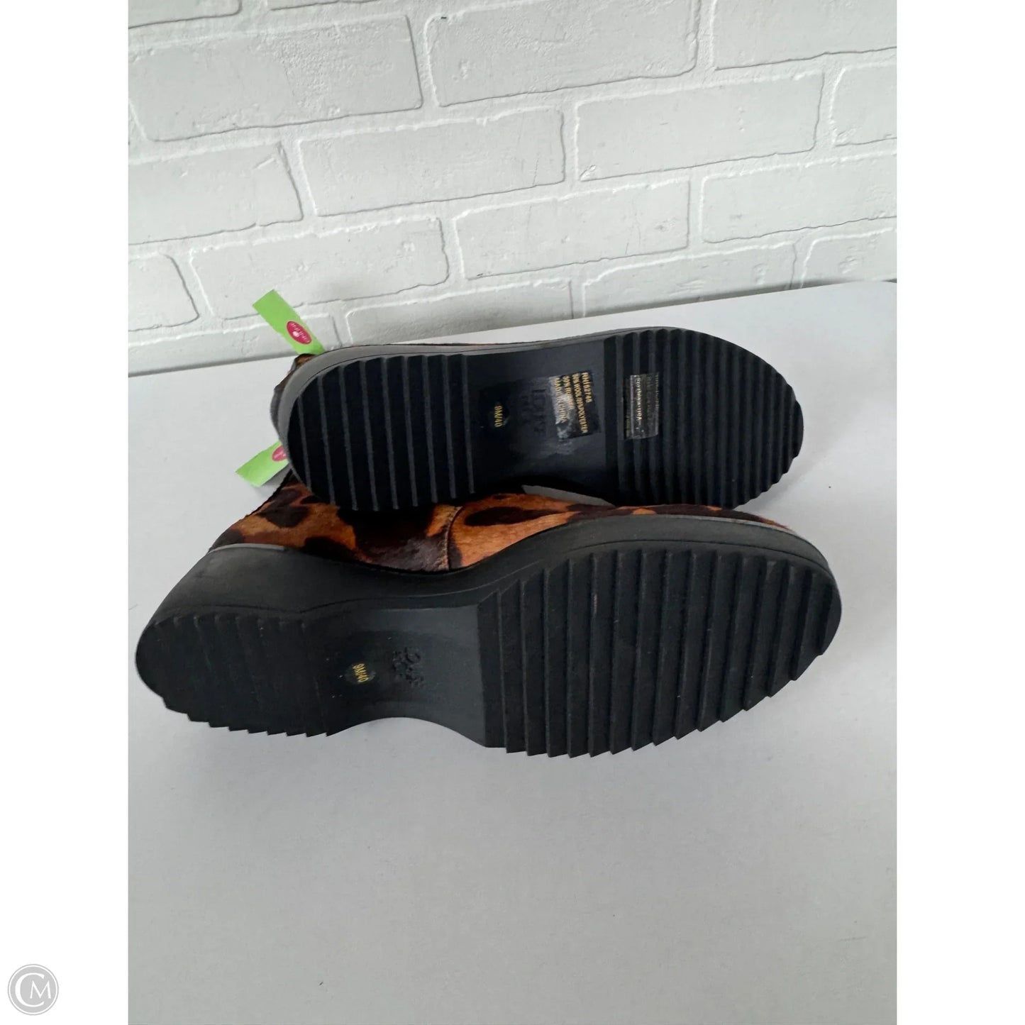 Boots Ankle Flats By Louise Et Cie In Animal Print, Size: 9