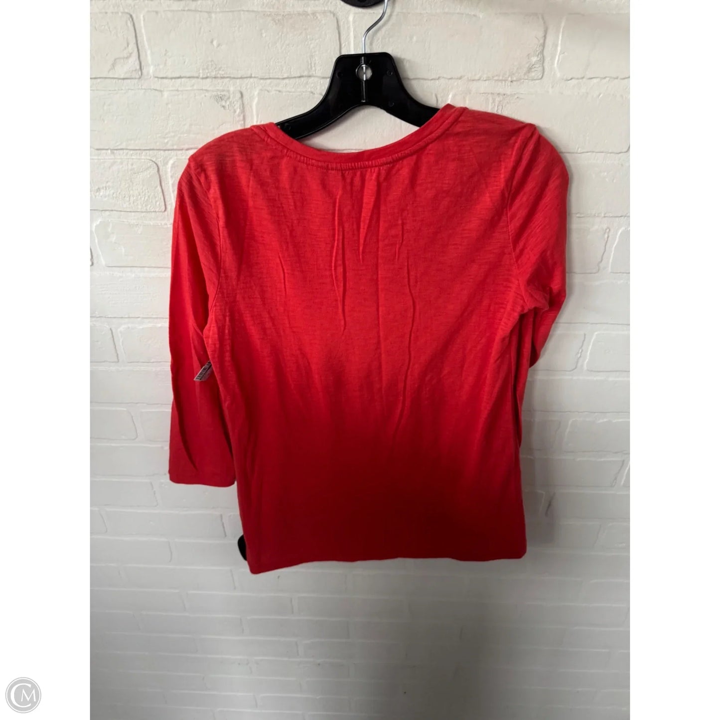 Athletic Top Long Sleeve Crewneck By Athleta In Orange, Size: Xs