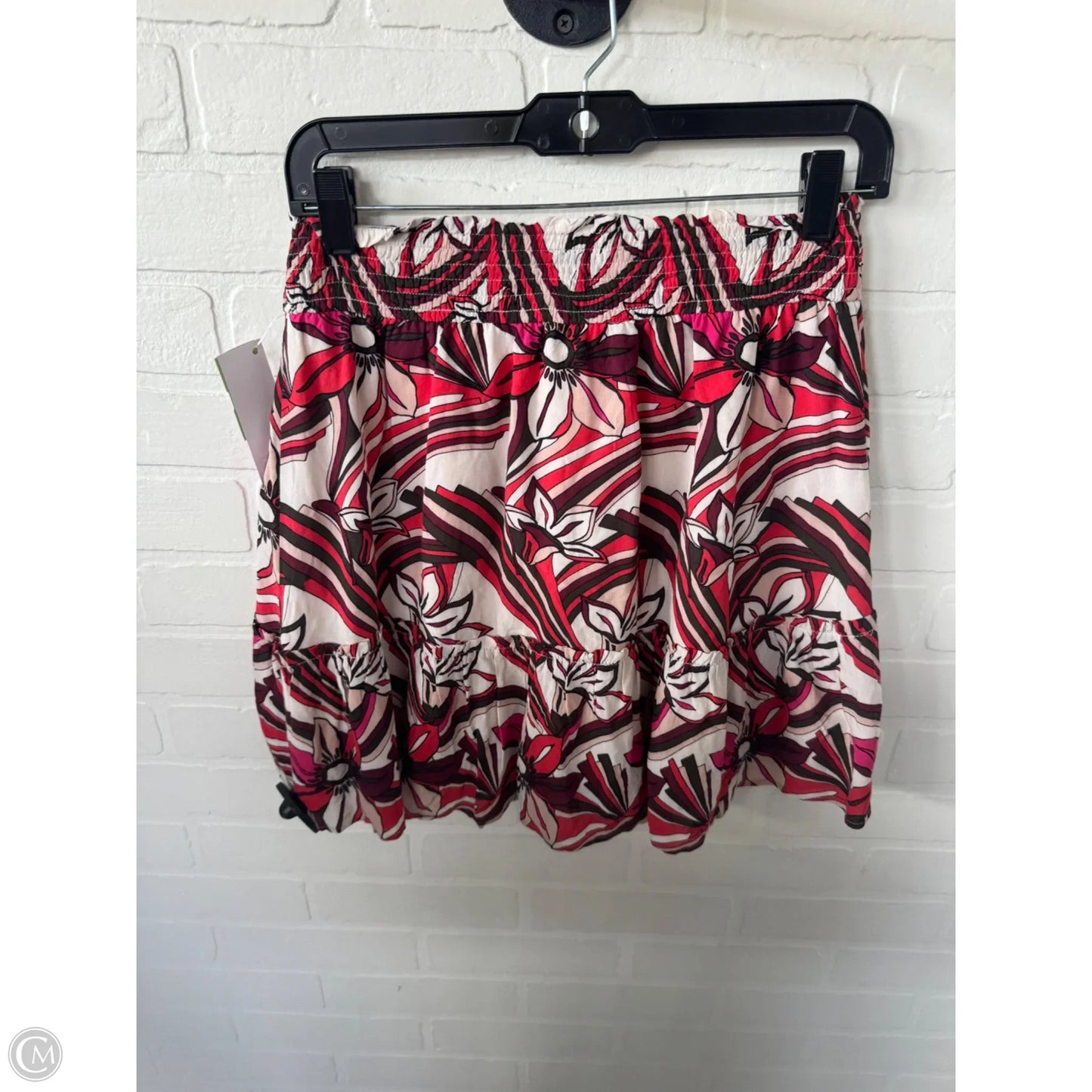 Skirt Mini & Short By Anthropologie In Brown & Red, Size: 0
