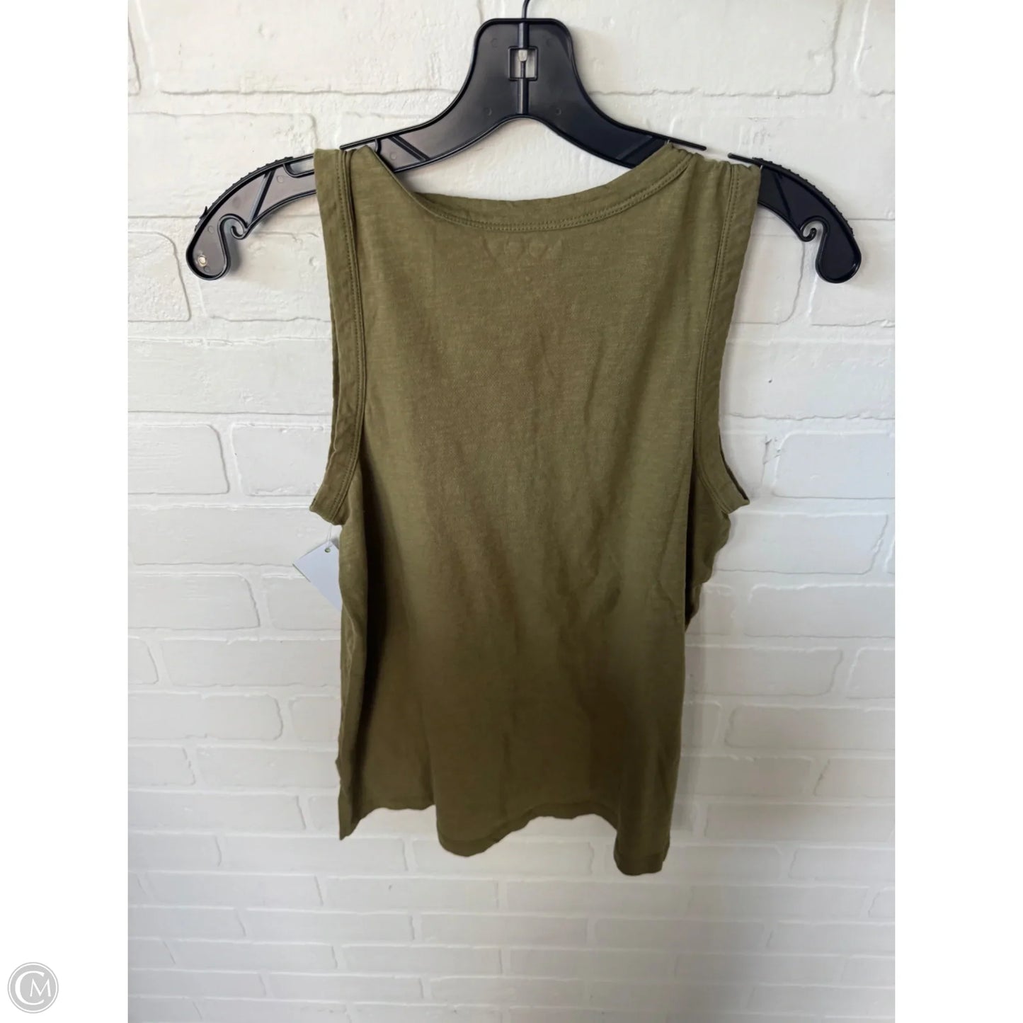 Top Sleeveless Basic By Loft In Green, Size: Xs