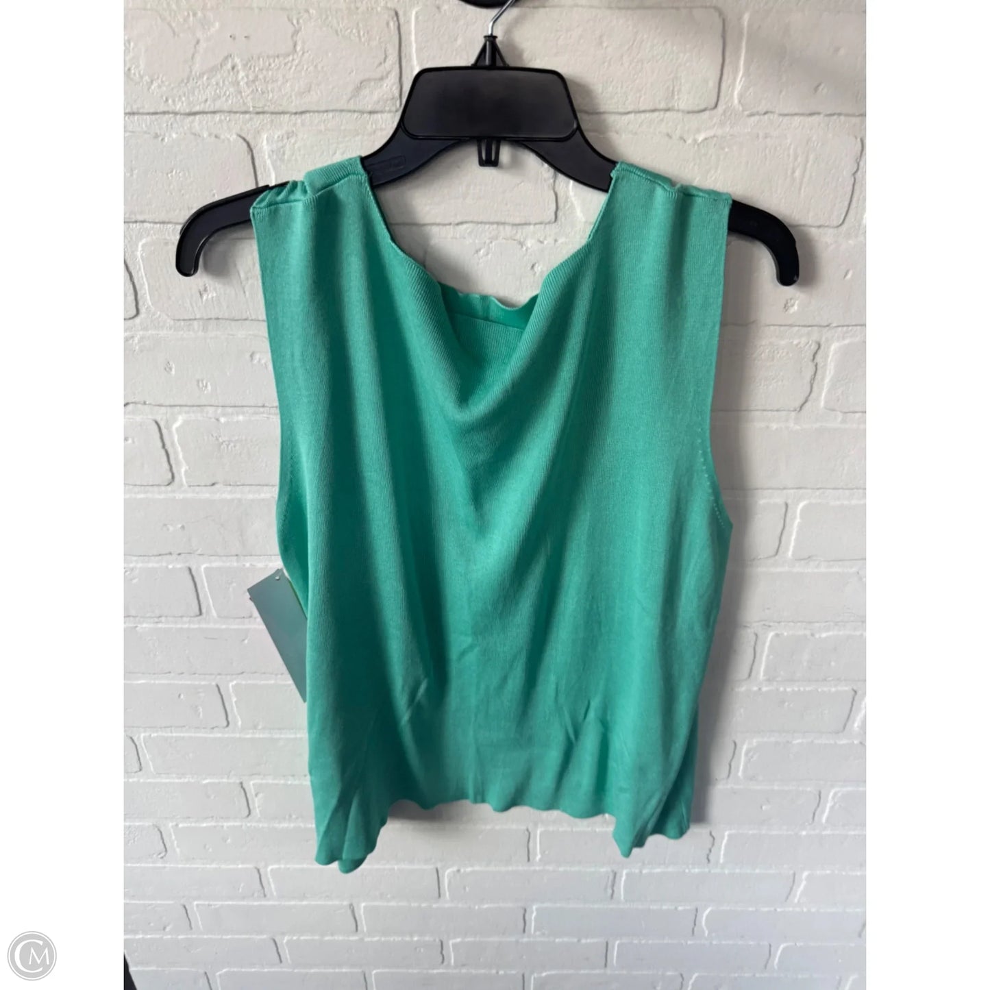 Vest Sweater By Coldwater Creek In Green, Size: 2x
