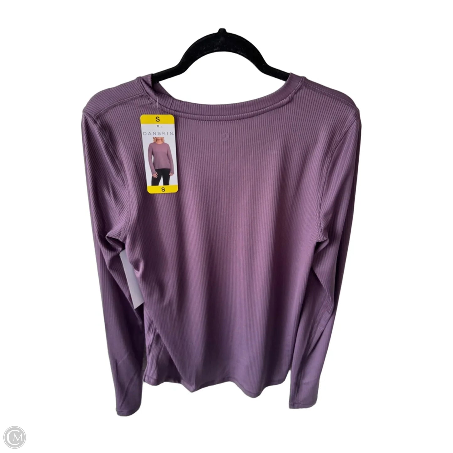 Athletic Top Long Sleeve Crewneck By Danskin In Purple, Size: S