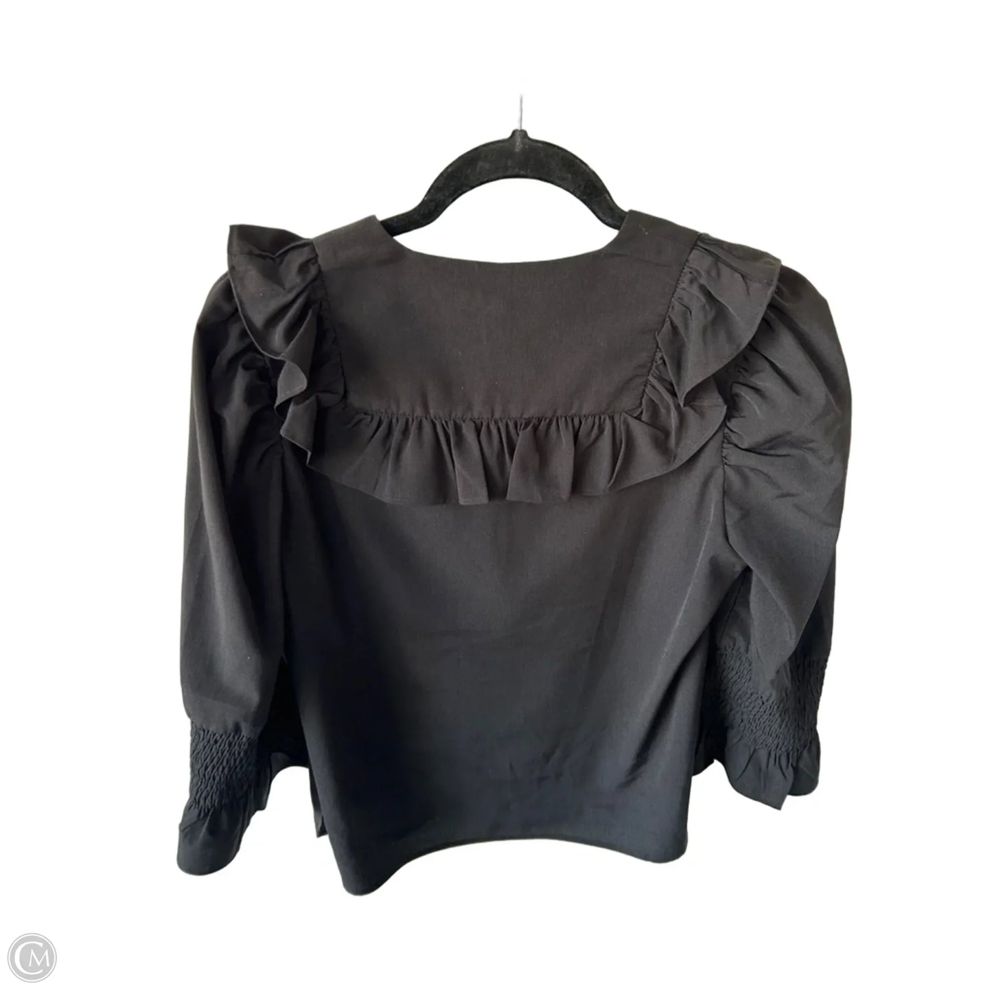 Top Short Sleeve By French Connection In Black, Size: Xs