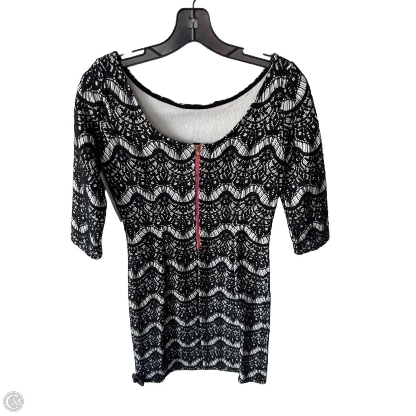 Dress Designer By Lilly Pulitzer In Black & White, Size: Xs