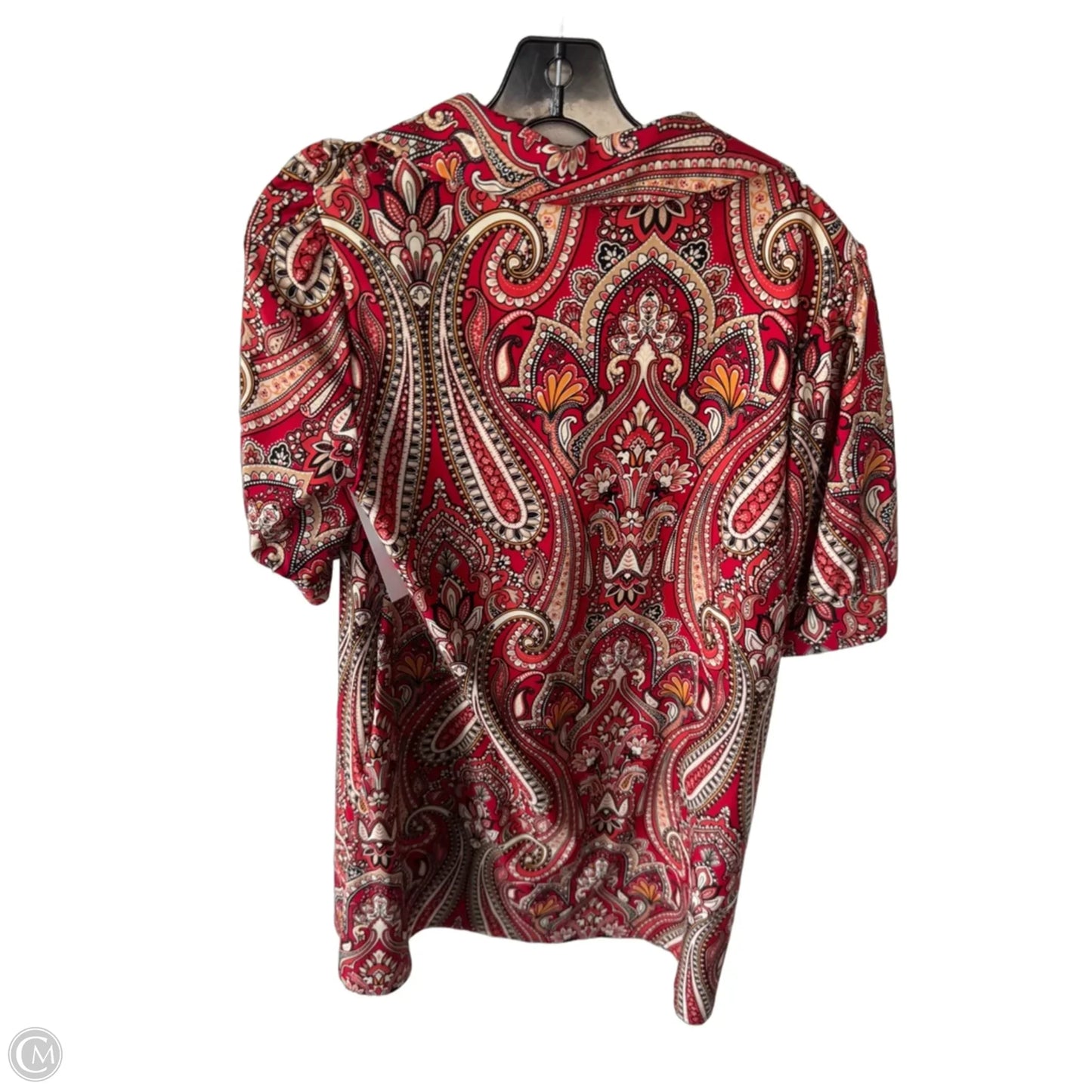 Dress Casual Short By Jude Connally In Red & Tan, Size: S