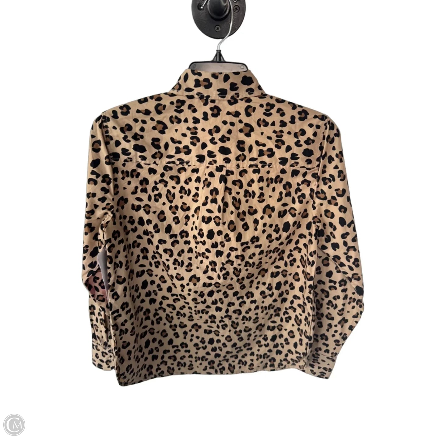 Top Long Sleeve By J. Crew In Animal Print, Size: S