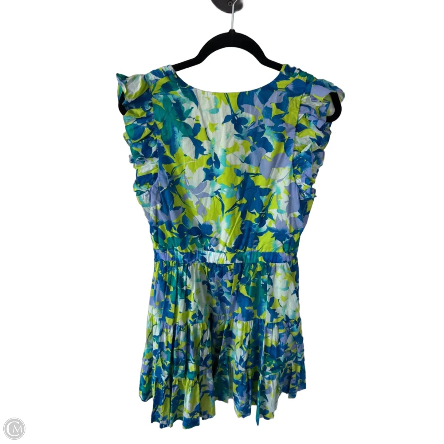Dress Party Short By Taylor In Blue & Green, Size: L