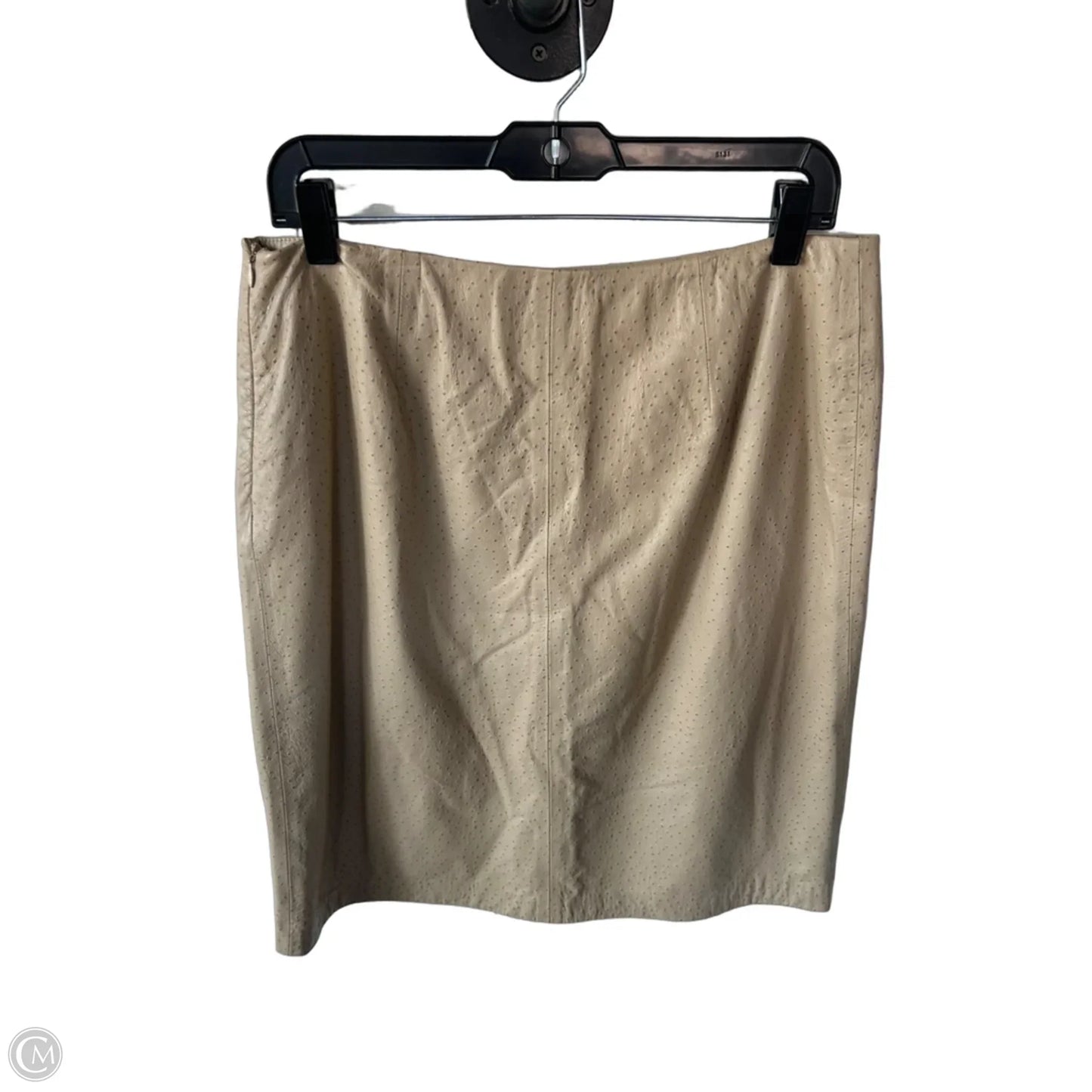 Skirt Midi By Nine West In Tan, Size: 12